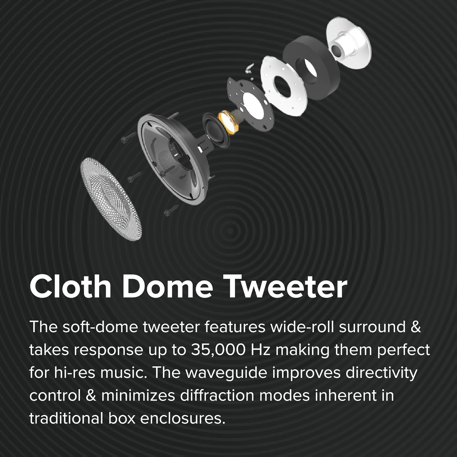 ELAC Debut 2.0 B5.2 Bookshelf Speakers  Black (Pair) - 1” Cloth Dome Tweeter & 5.25” Aramid Fiber Woofer - 2-Way Bass Reflex - Up to 35 000 Hz Response