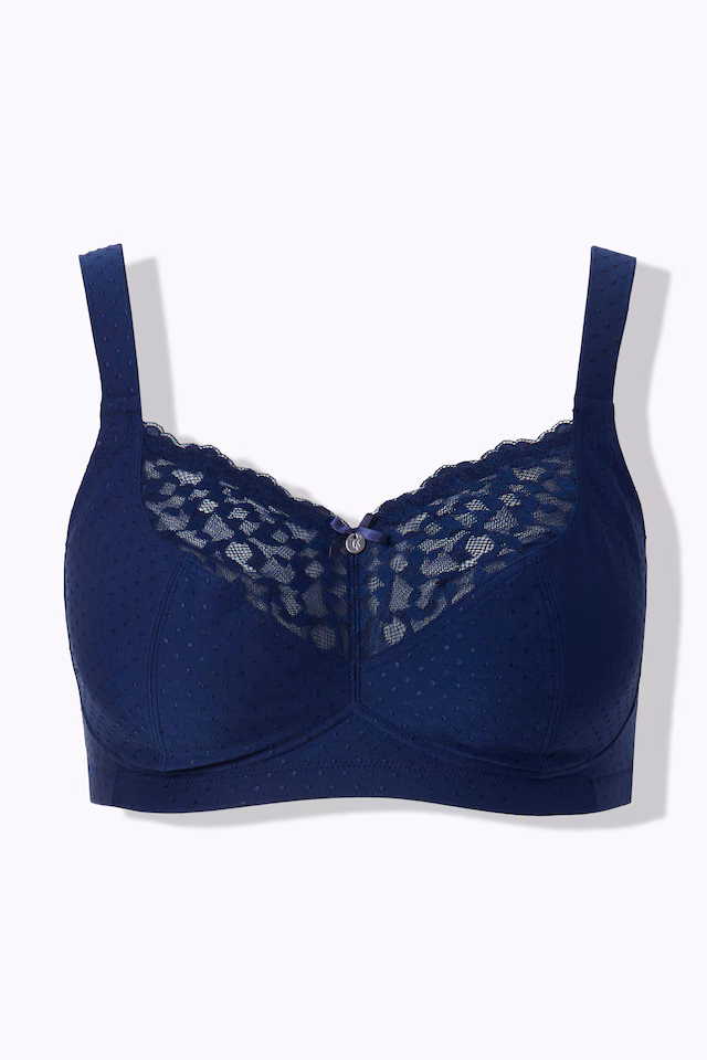 Lace Detail Underwire-Free Bra