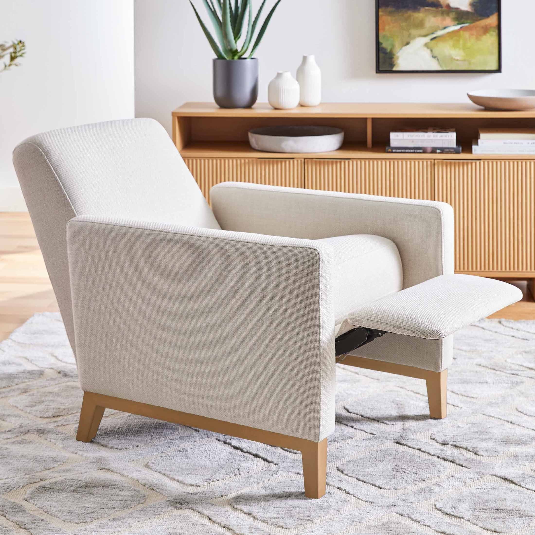 Better Homes & Gardens Reading Push Back Recliner, Olive