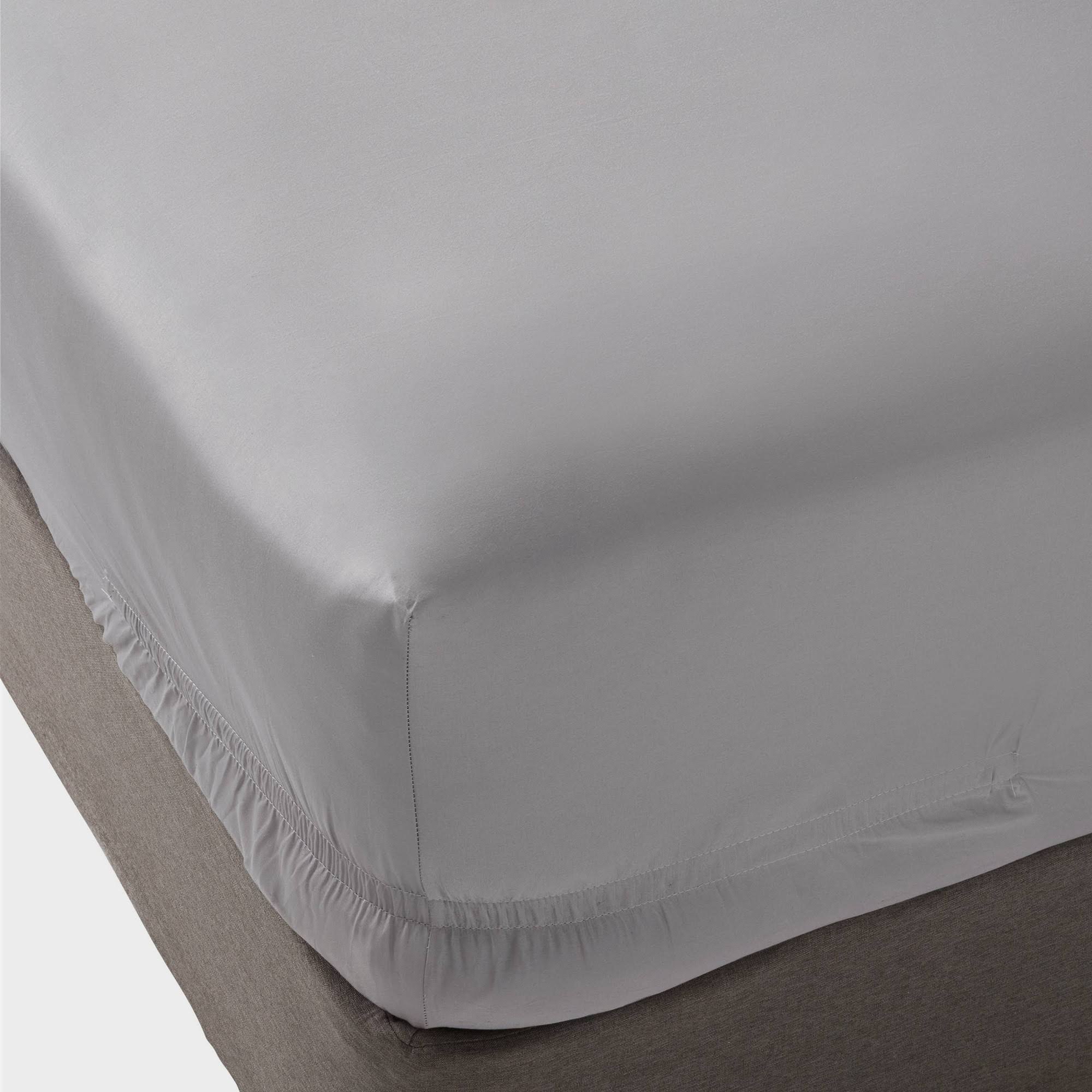 Twin/Twin XL 400 Thread Count Performance Fitted Sheet Classic Gray - Threshold