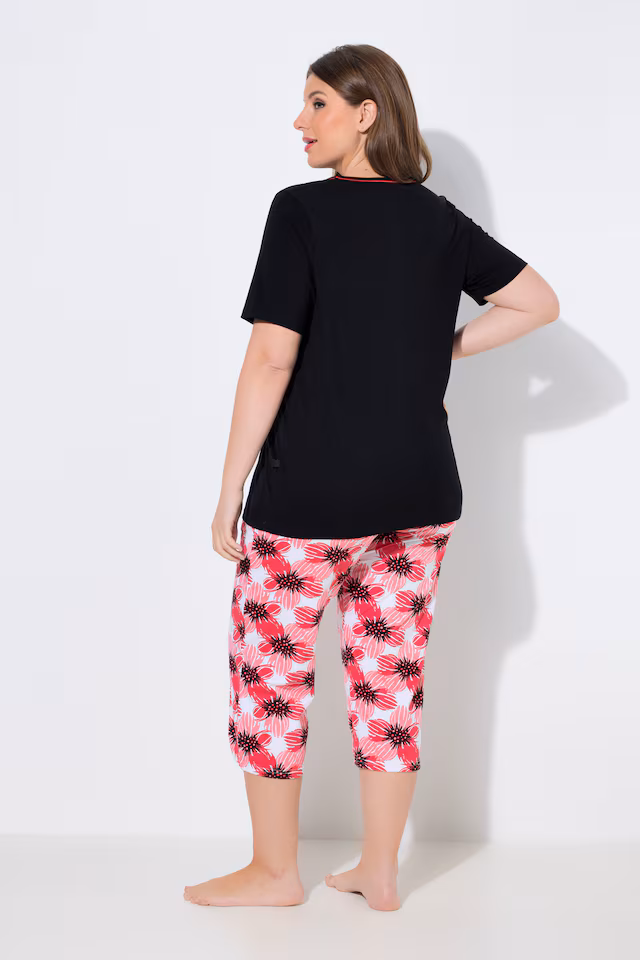 Ladybug Flower Pajama Set