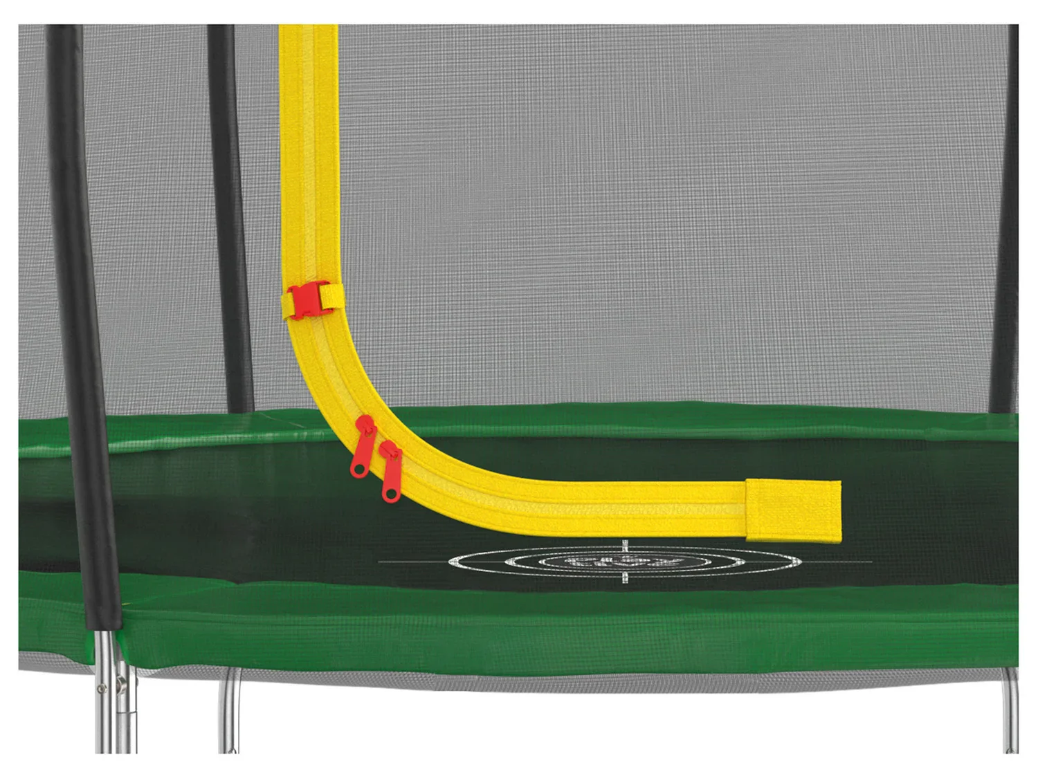 Playtive Trampoline de jardin avec filet de scurit,  305 cm