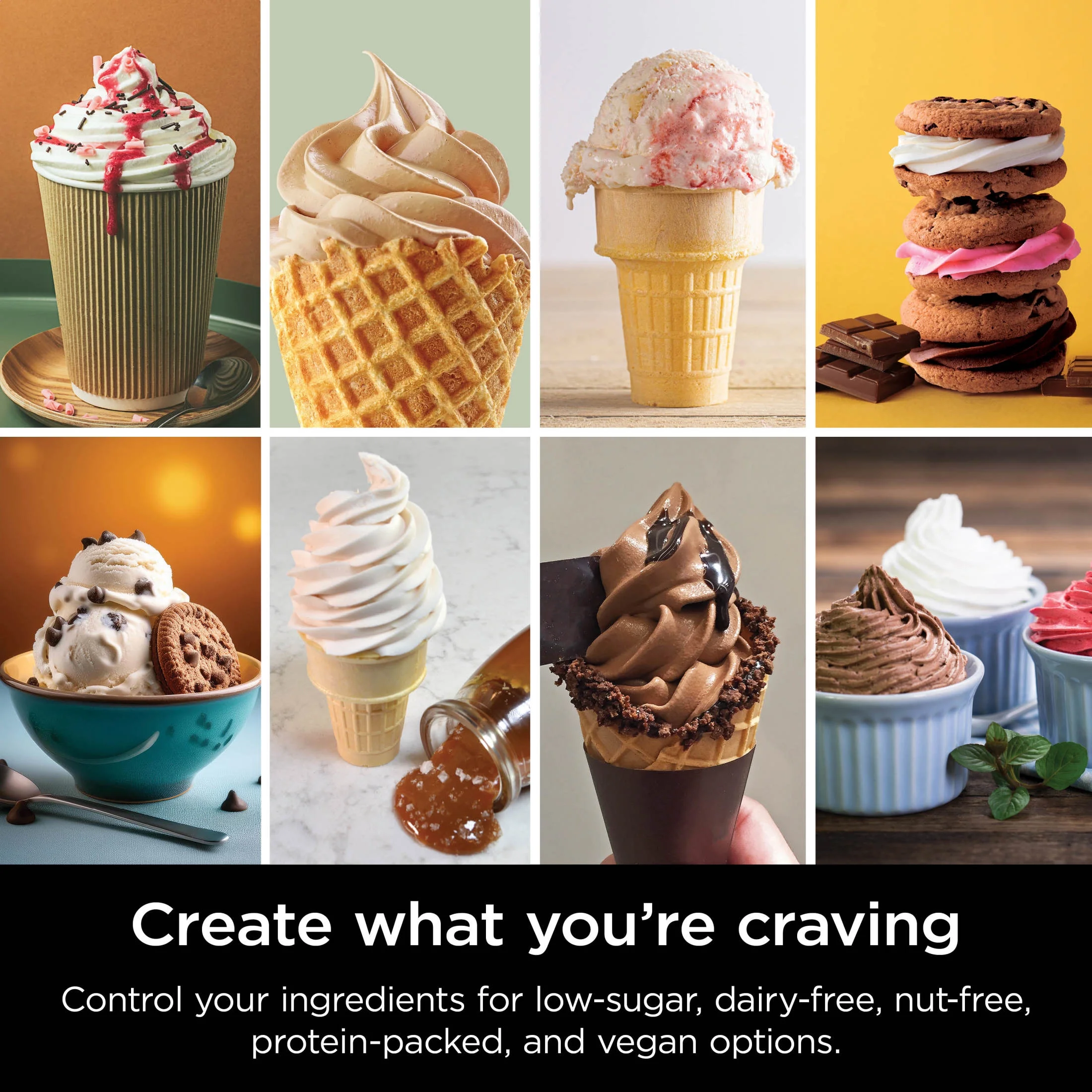 Ninja Swirl? by Creami? Soft Serve and Ice Cream Maker, 13 One - Touch Programs, NC701