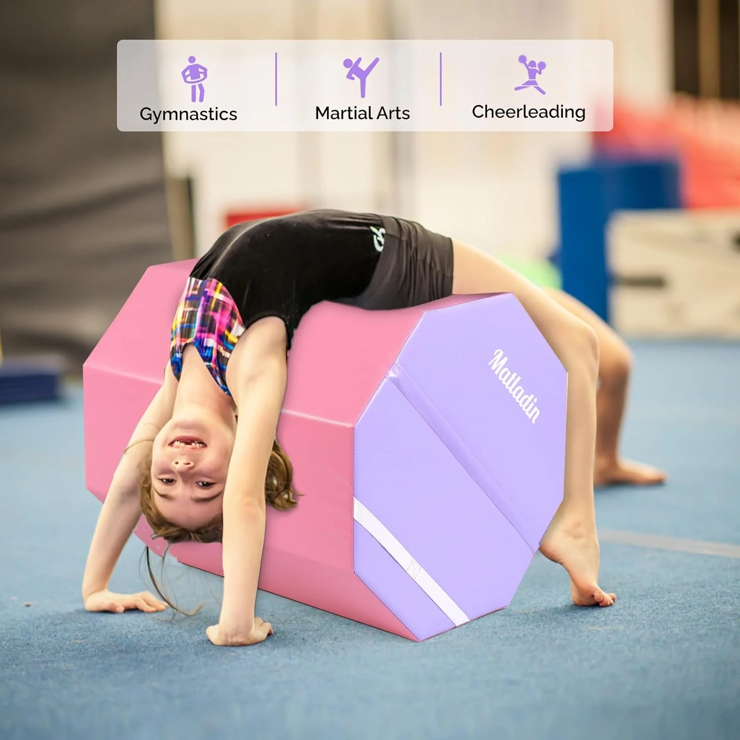 Octagon Gymnastics Skill Shapes, PVC Pink, 9.7 lb(Pink) - Image 9