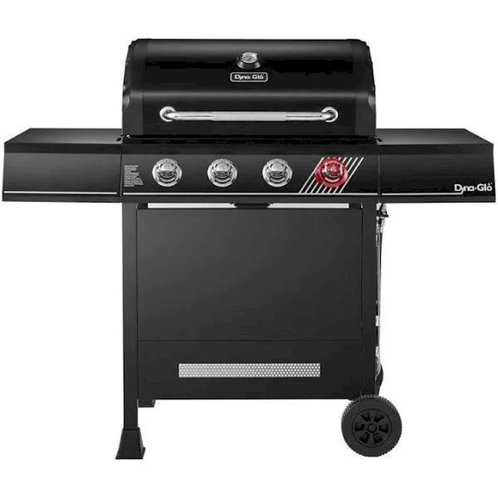 Barbecue à gaz propane à 4 brûleurs, finition noir mat, avec brûleur de saisie SearPlus