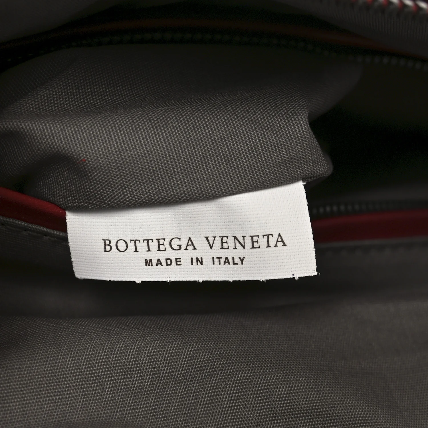 Nappa Intrecciato Medium Convertible Tote Burgundy