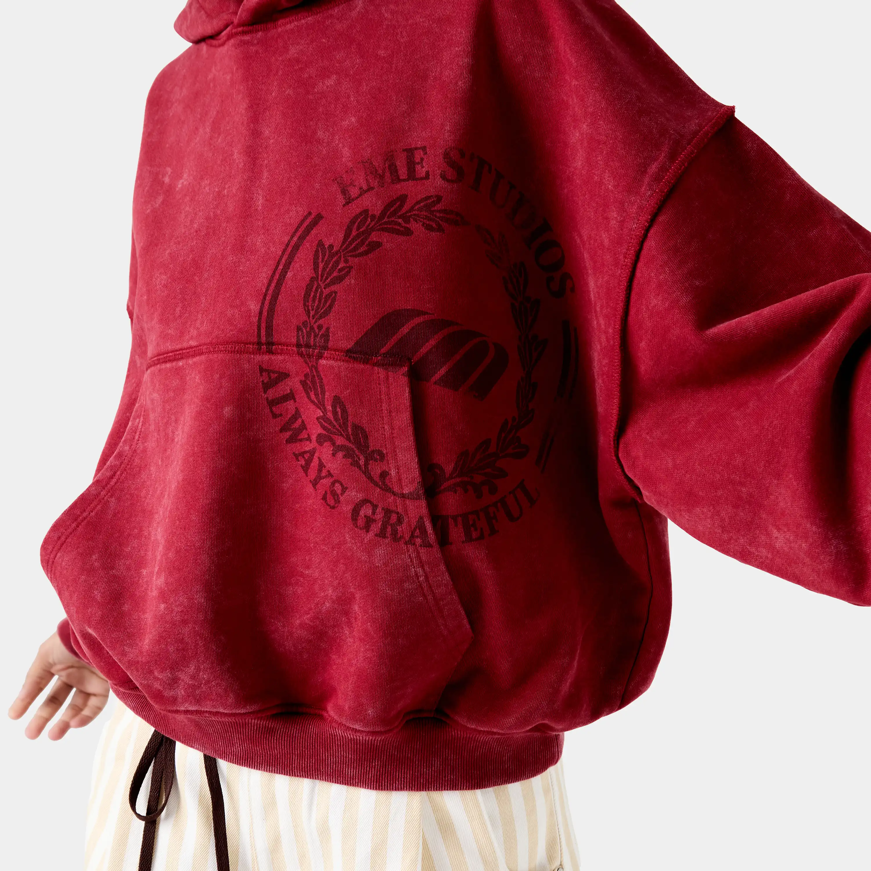 Min Pomegranate Oversized Hoodie