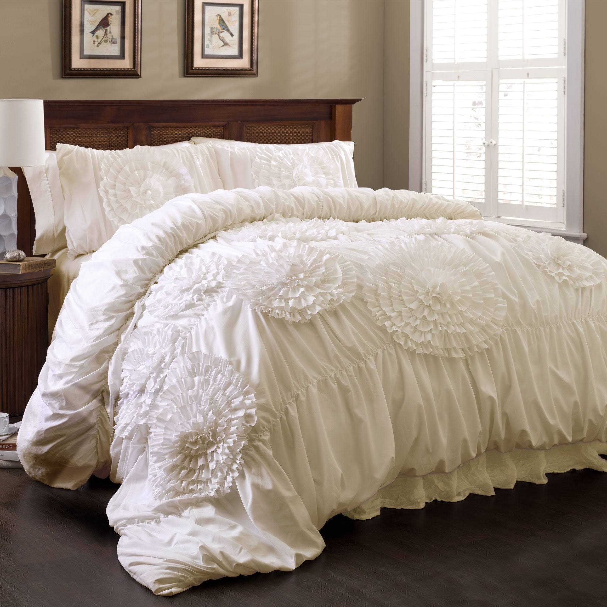Lush Decor Serena 3-Piece Comforter Set, King