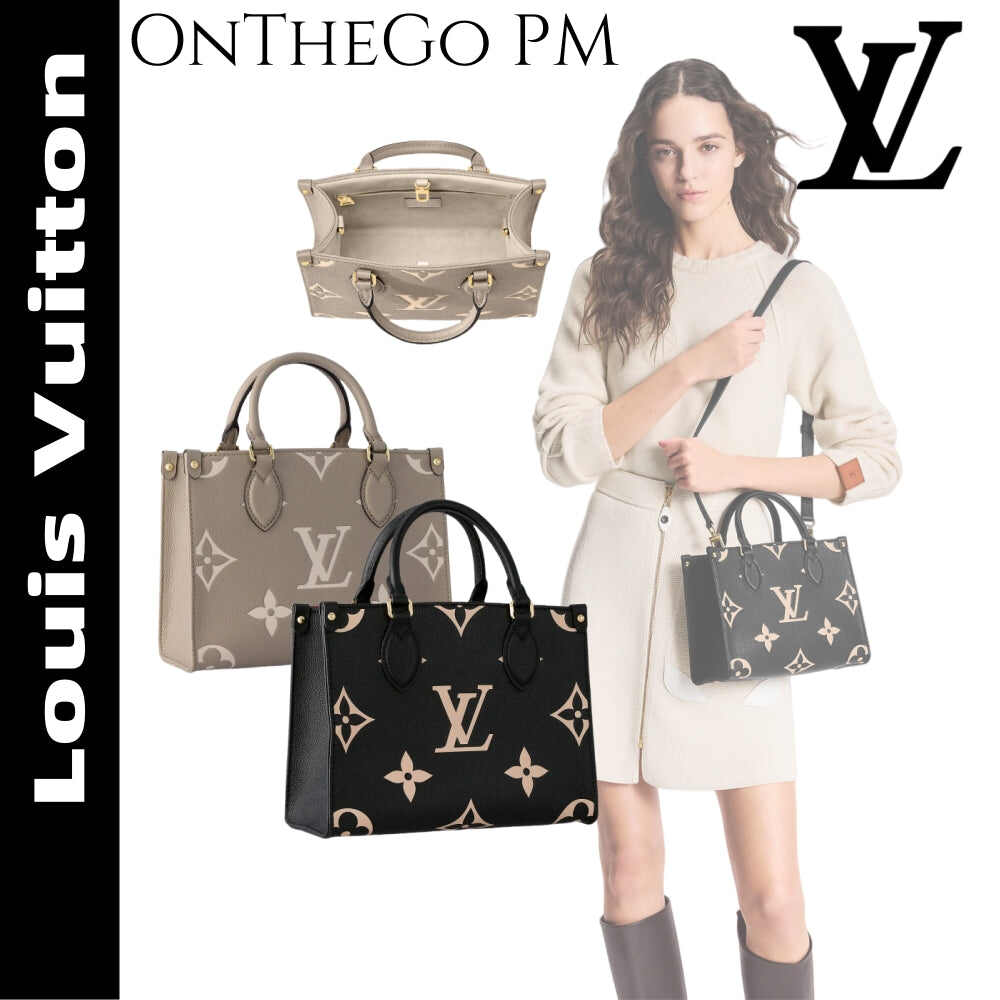 【ルイヴィトン】男女共に人気★★OnTheGo PM トートバッグ 2カラーM45659 M45779