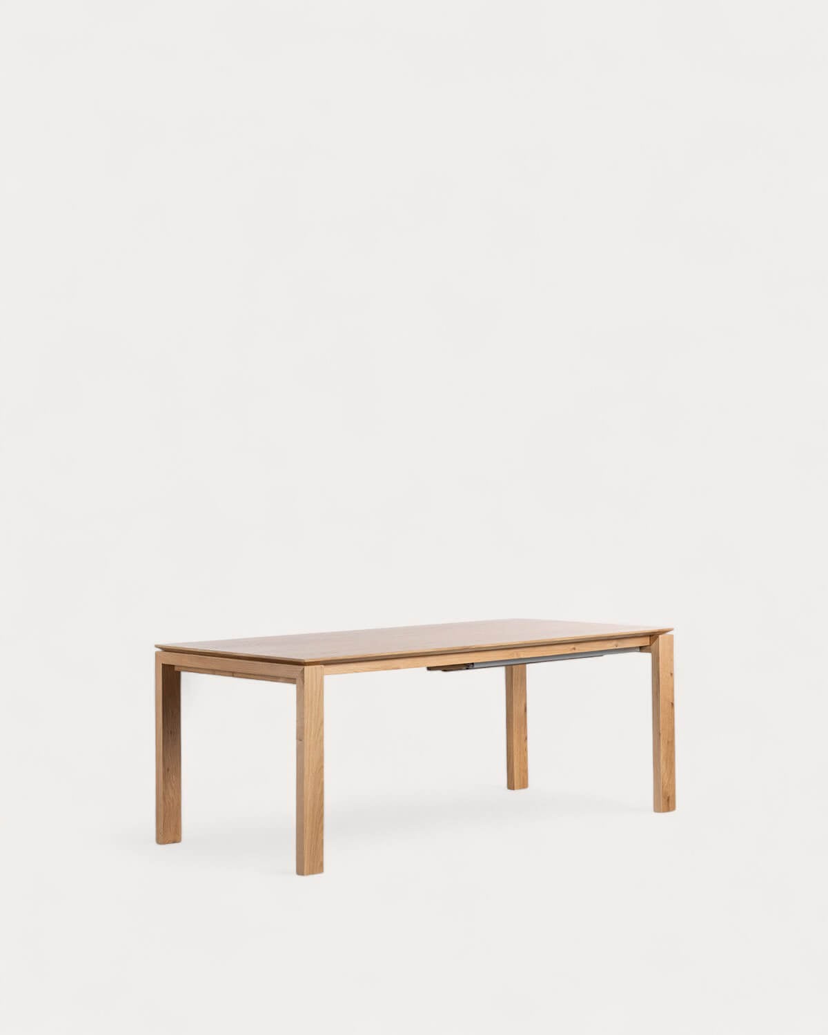 Deran - Mesa Extensible Rectangular de Comedor de Madera (195-285x90 cm) Deran