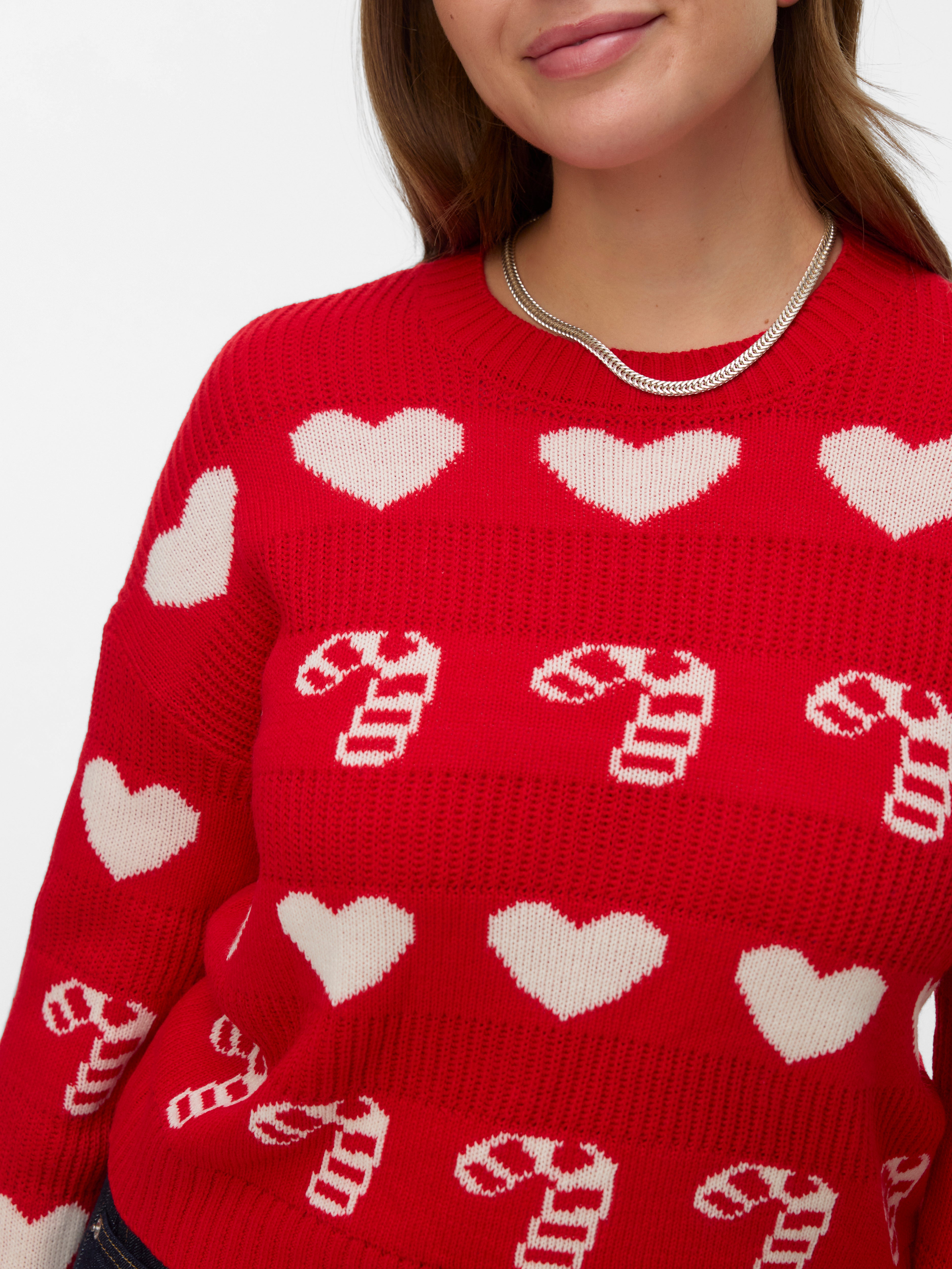 VERO MODA® VMCANDYHEARTS Knitted pullover
