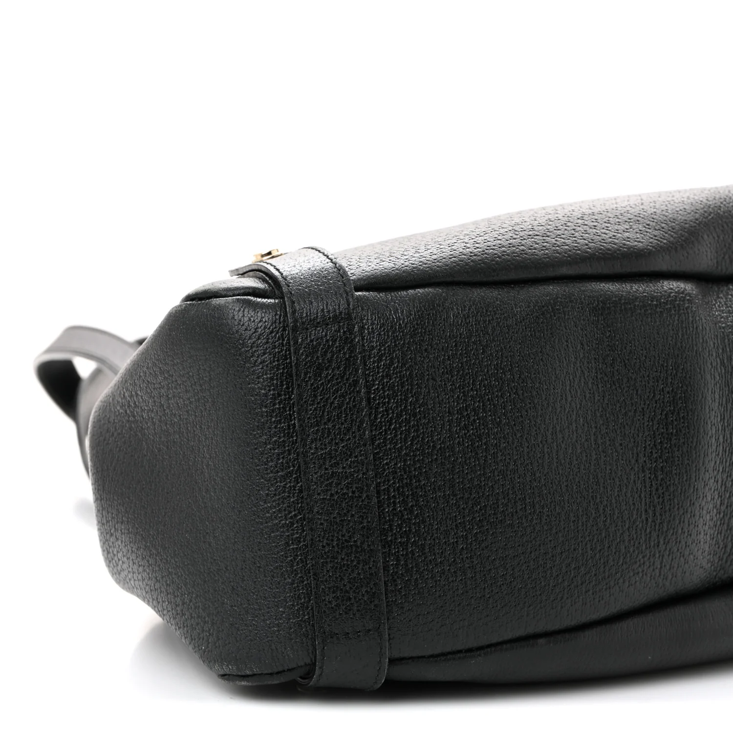Calfskin Medium Abbey Shoulder Bag Black