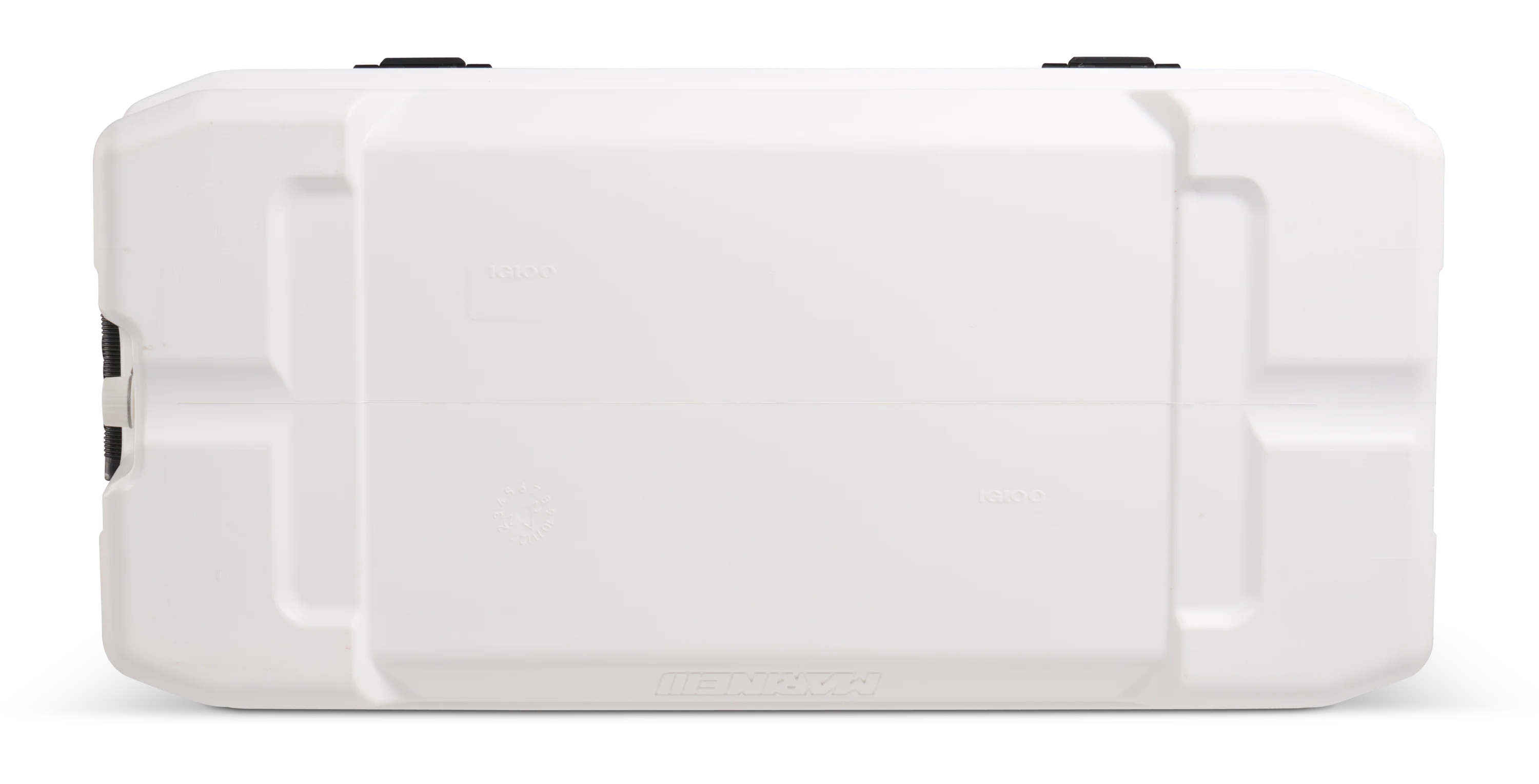 100 QT Latitude Marine Ultra Hard-Sided Cooler, White and Moonscape Gray - Image 3