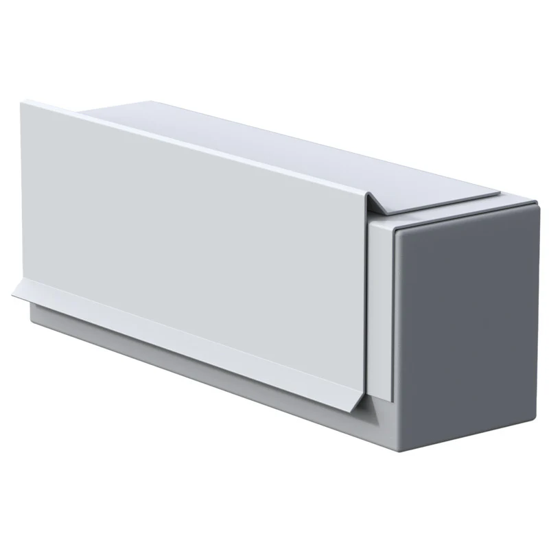 Flashco PVC Gravel Stop Flashing 2 in. x 3 in. White (Piece)