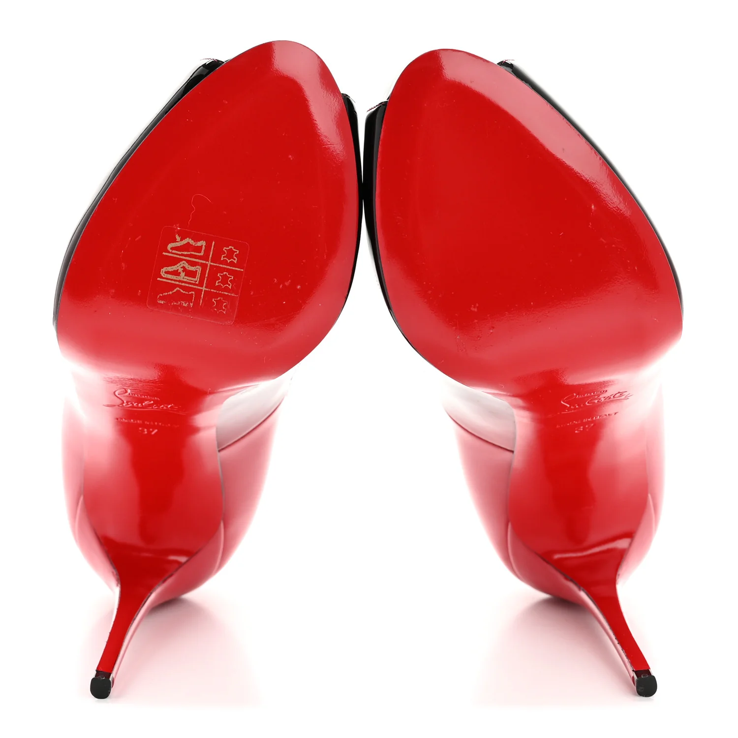 Patent Degrade New Very Prive 120 Pumps 37 Black Red