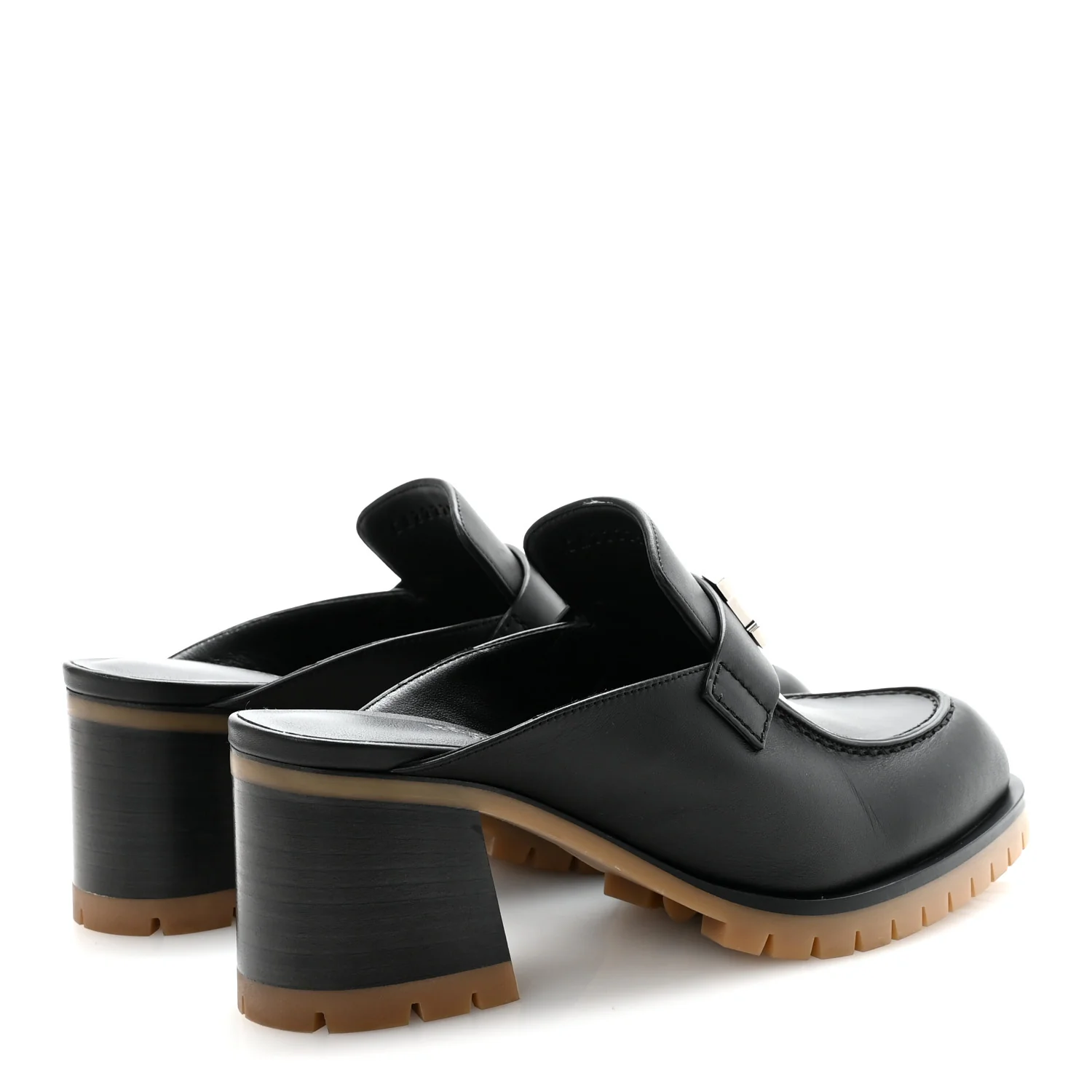 Calfskin Womens Flore 60 Mules 36 Black