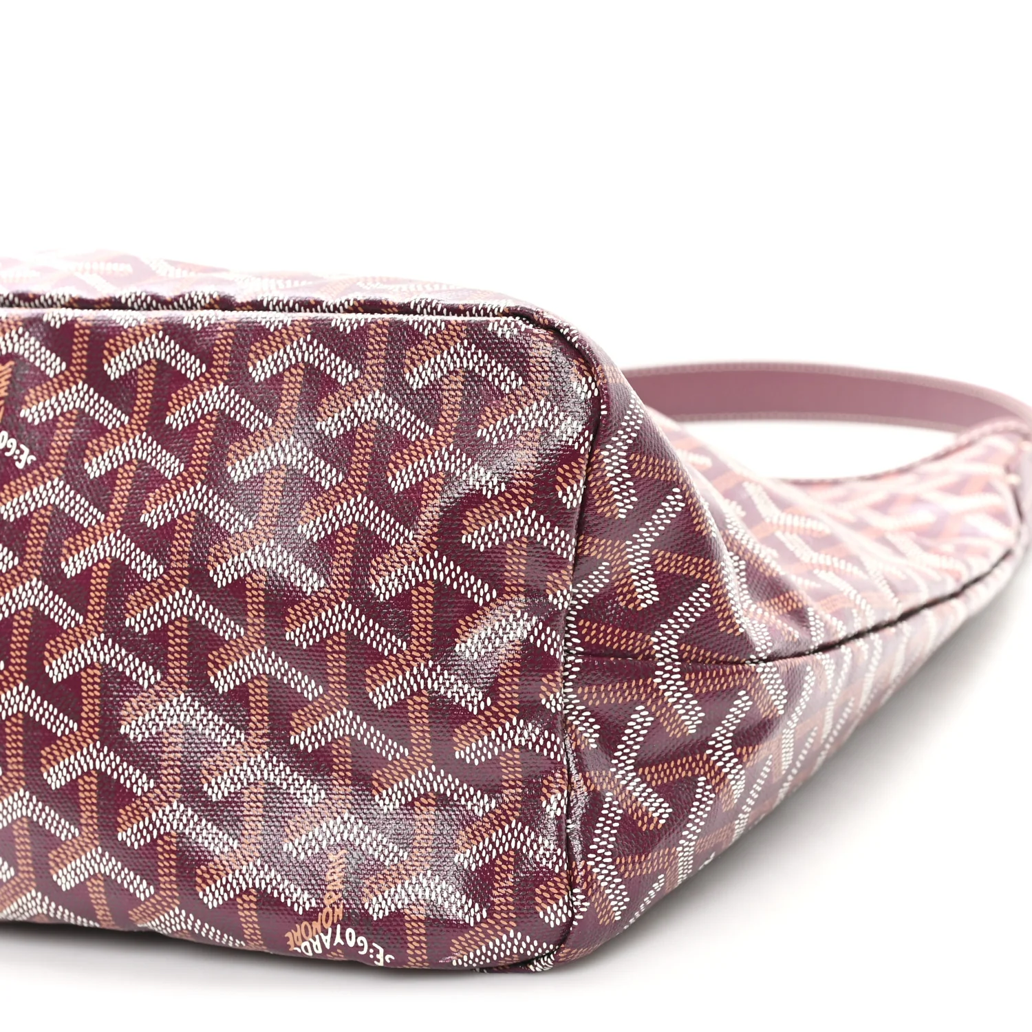 Goyardine Boheme Hobo Burgundy
