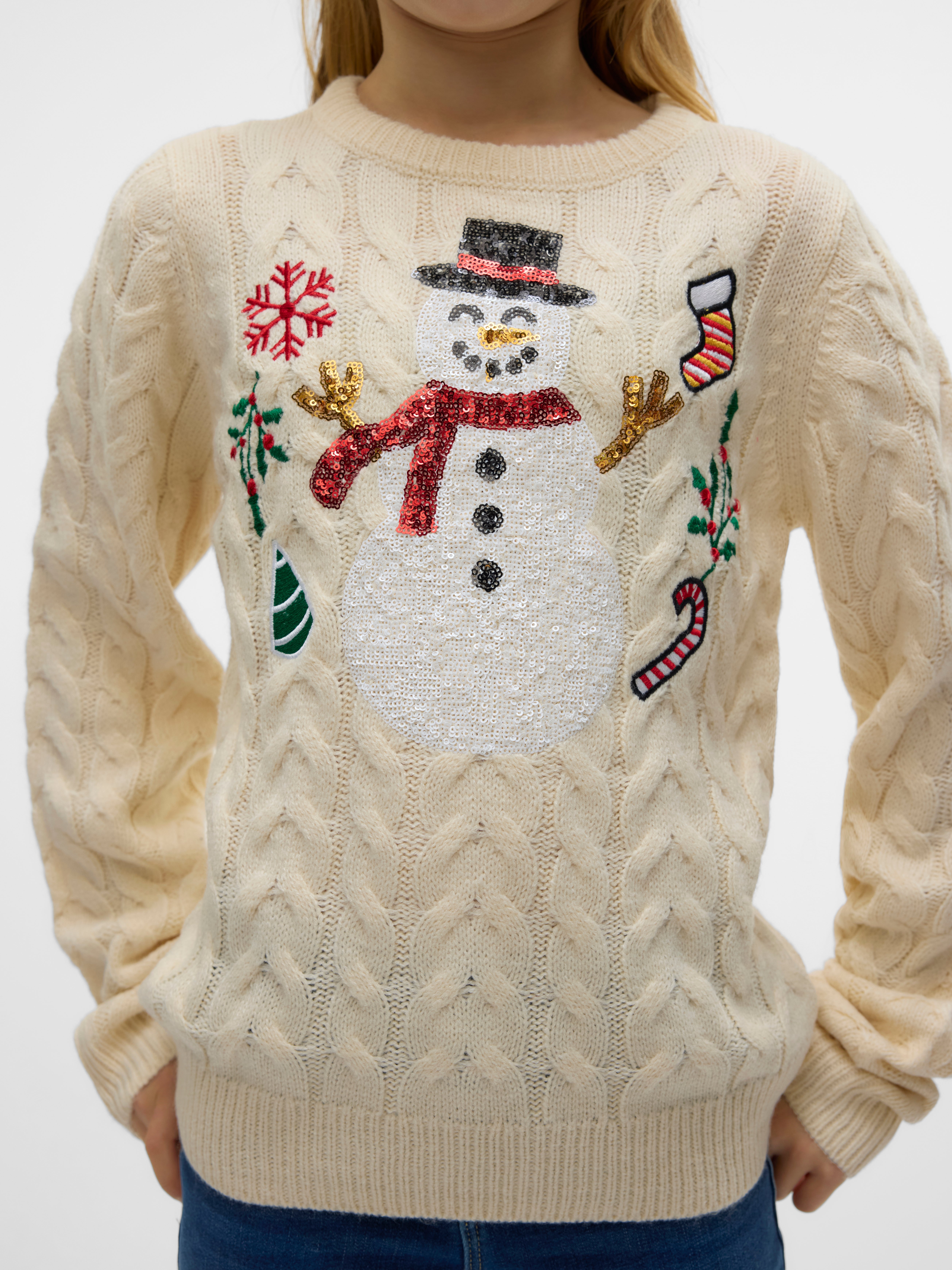 VERO MODA® VMSNOWMAN Knitted pullover
