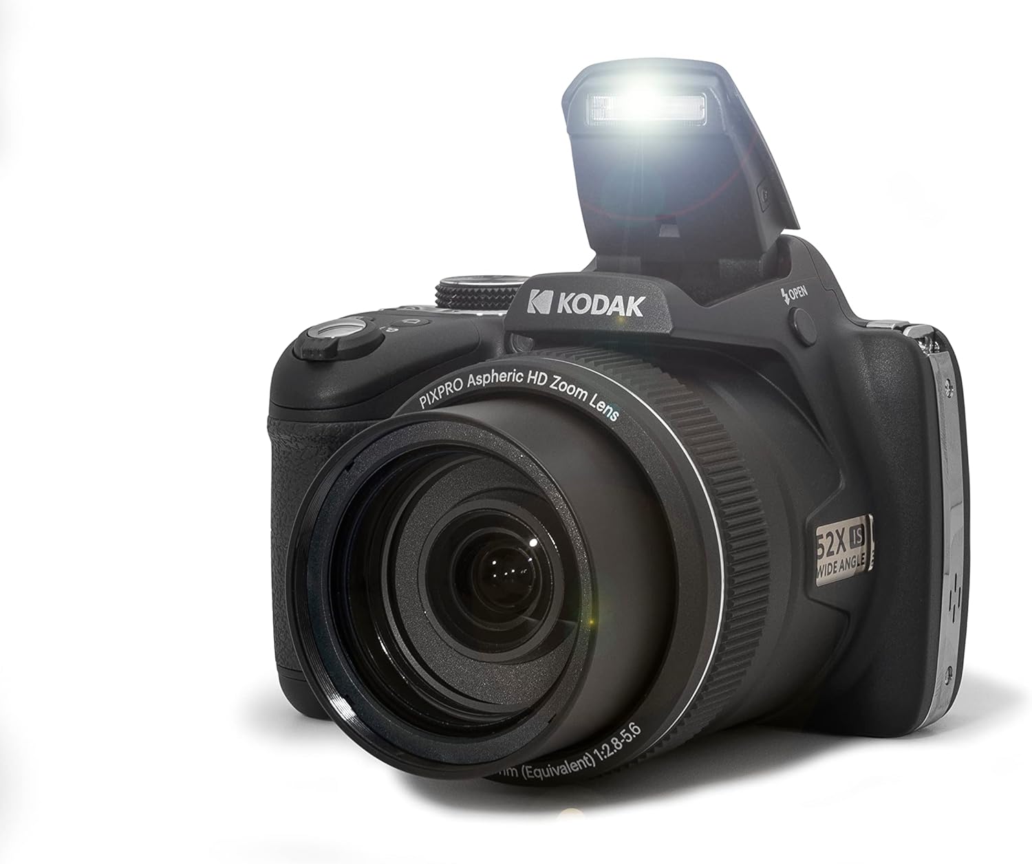 Kodak PIXPRO Astro Zoom AZ528-BK 16 MP Digital Camera with 52x Optical Zoom 24mm Wide Angle Lens 6 fps Burst Shooting 1080P Full HD Video Wi-Fi Connectivity and a 3