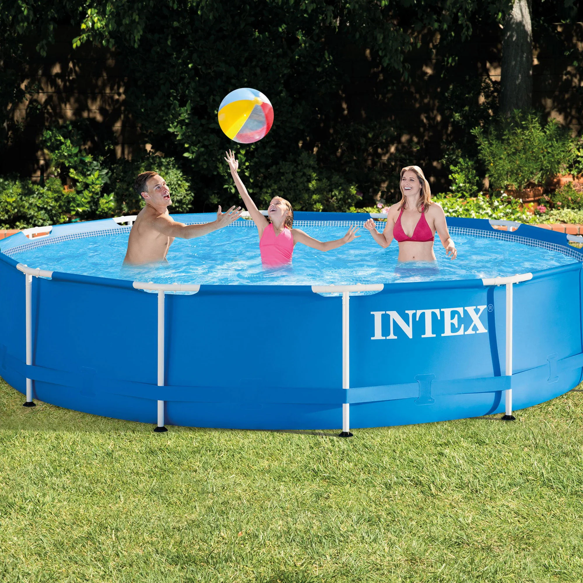 12' x 30" Metal Frame Swimming Pool w/ Filter Pump Pool Maintenance Kit - Image 8