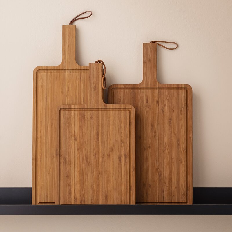 Nordic Kitchen skjærefjøl i tre 32x24 cm bambus