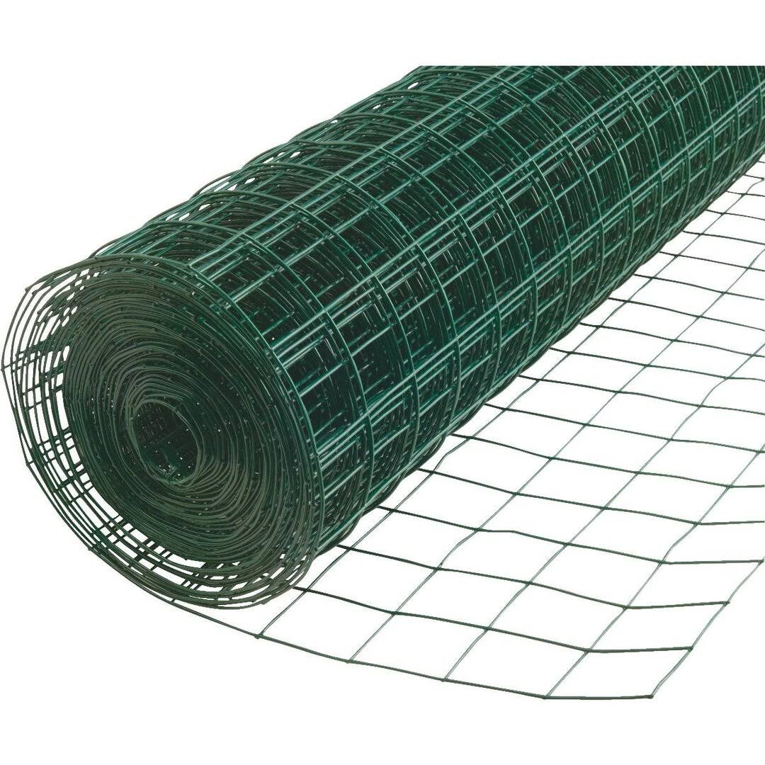 allFENZ 4 ft. x 100 ft. 14-Gauge Black PVC-Coated Welded Wire