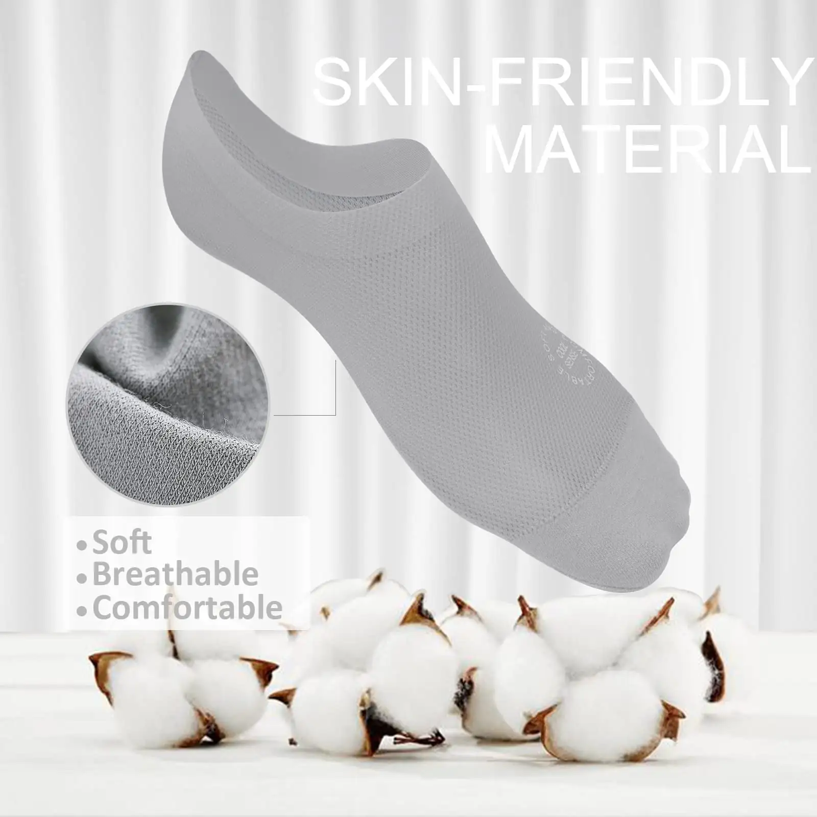 🔥 Last Day!  30-Pairs Invisible Grip Socks 🧦 — Stay Invisible, Never Slip & Keep Feet Dry All Day (Limited Time Deal)