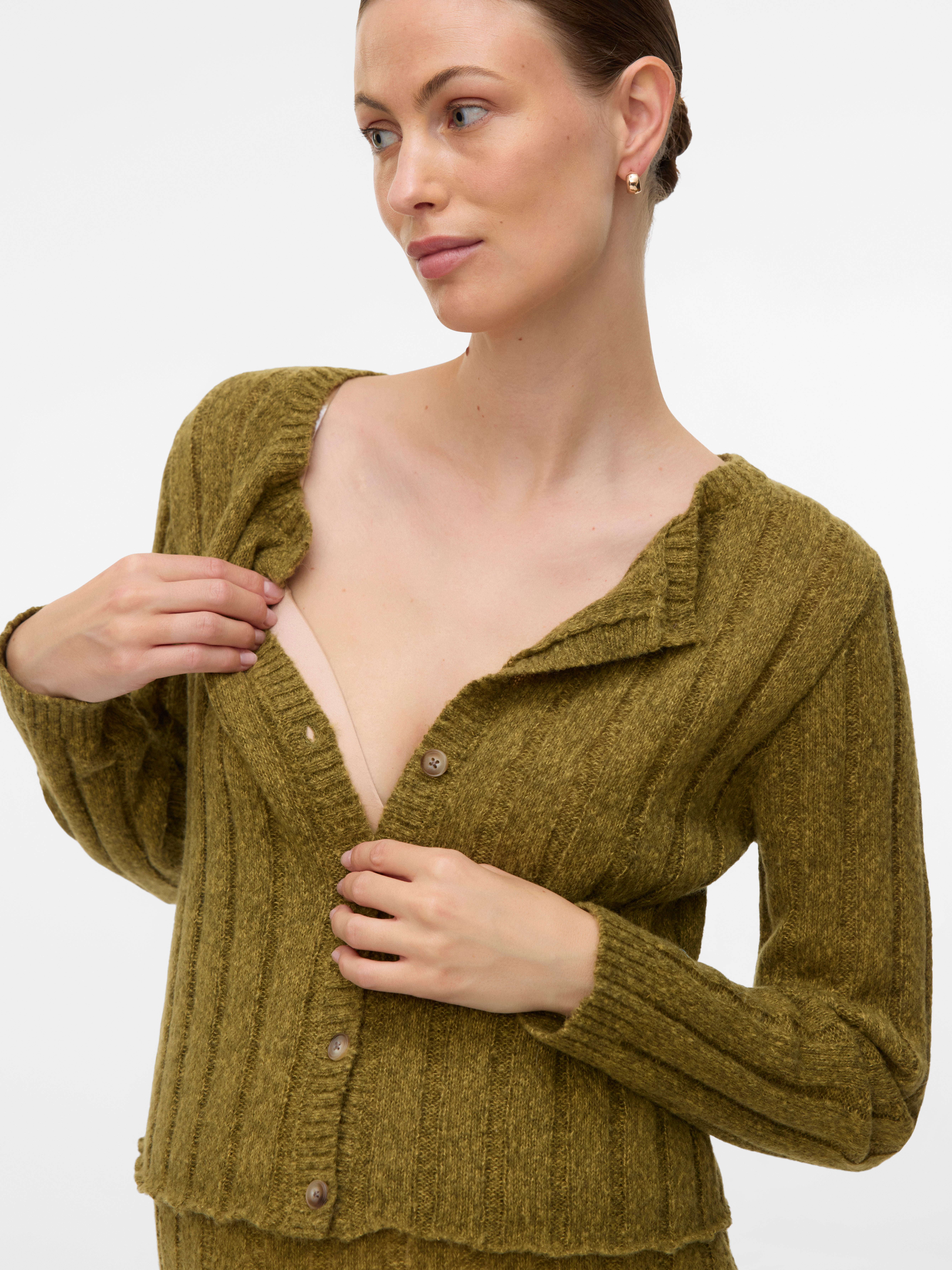 VERO MODA® Regular Fit Round Neck Knit Cardigan
