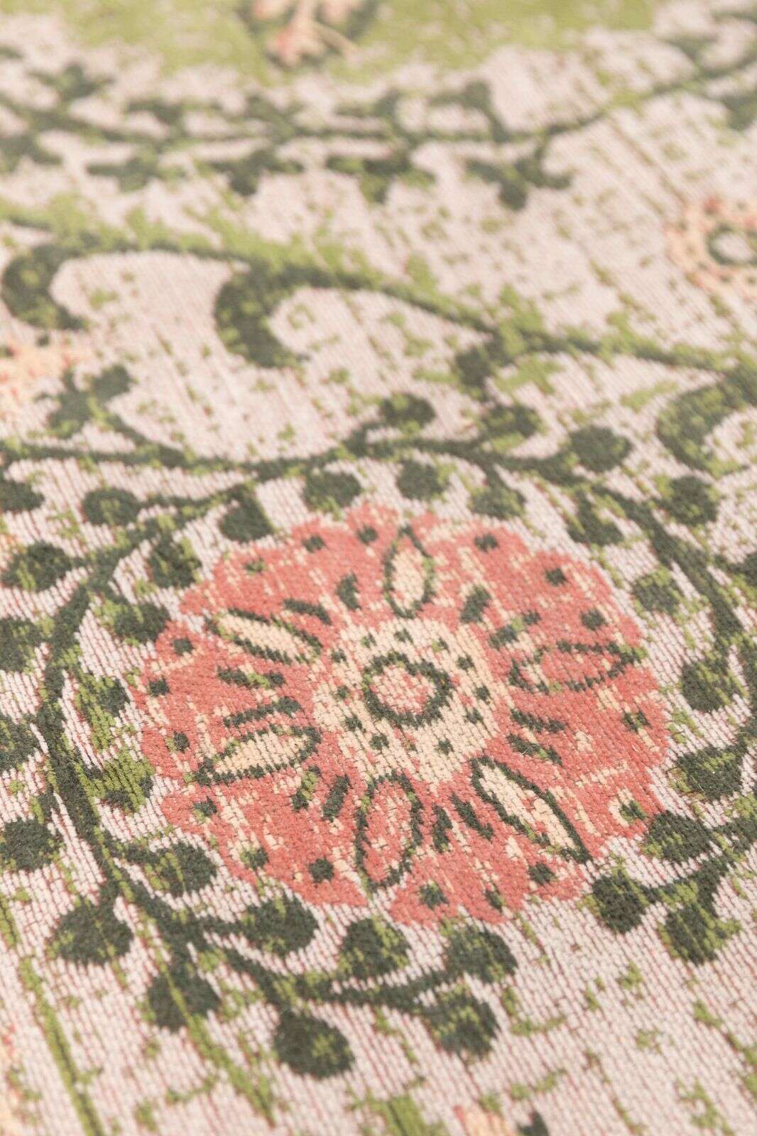 Multicolour vloerkleed met bloemenpatroon