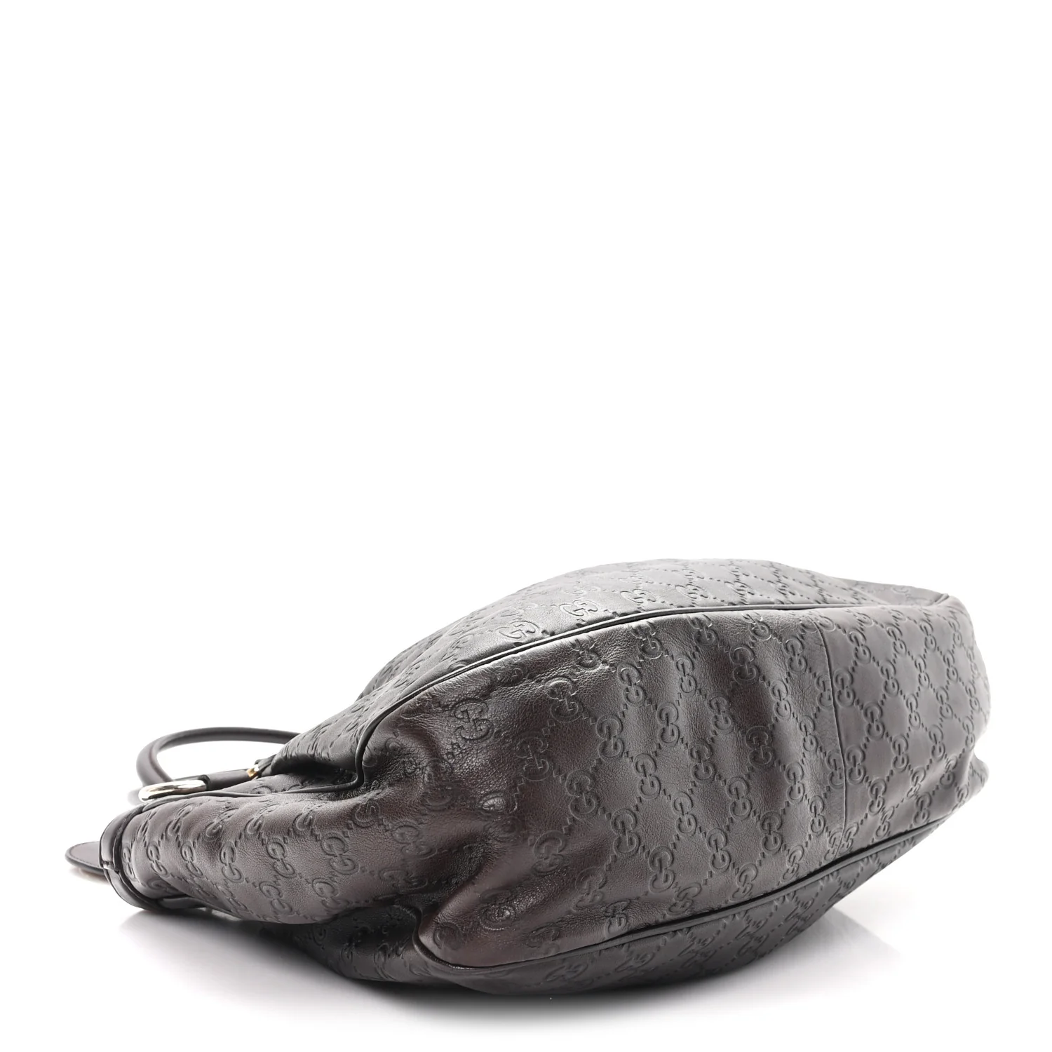 Guccissima Medium Sukey Top Handle Tote Chocolate