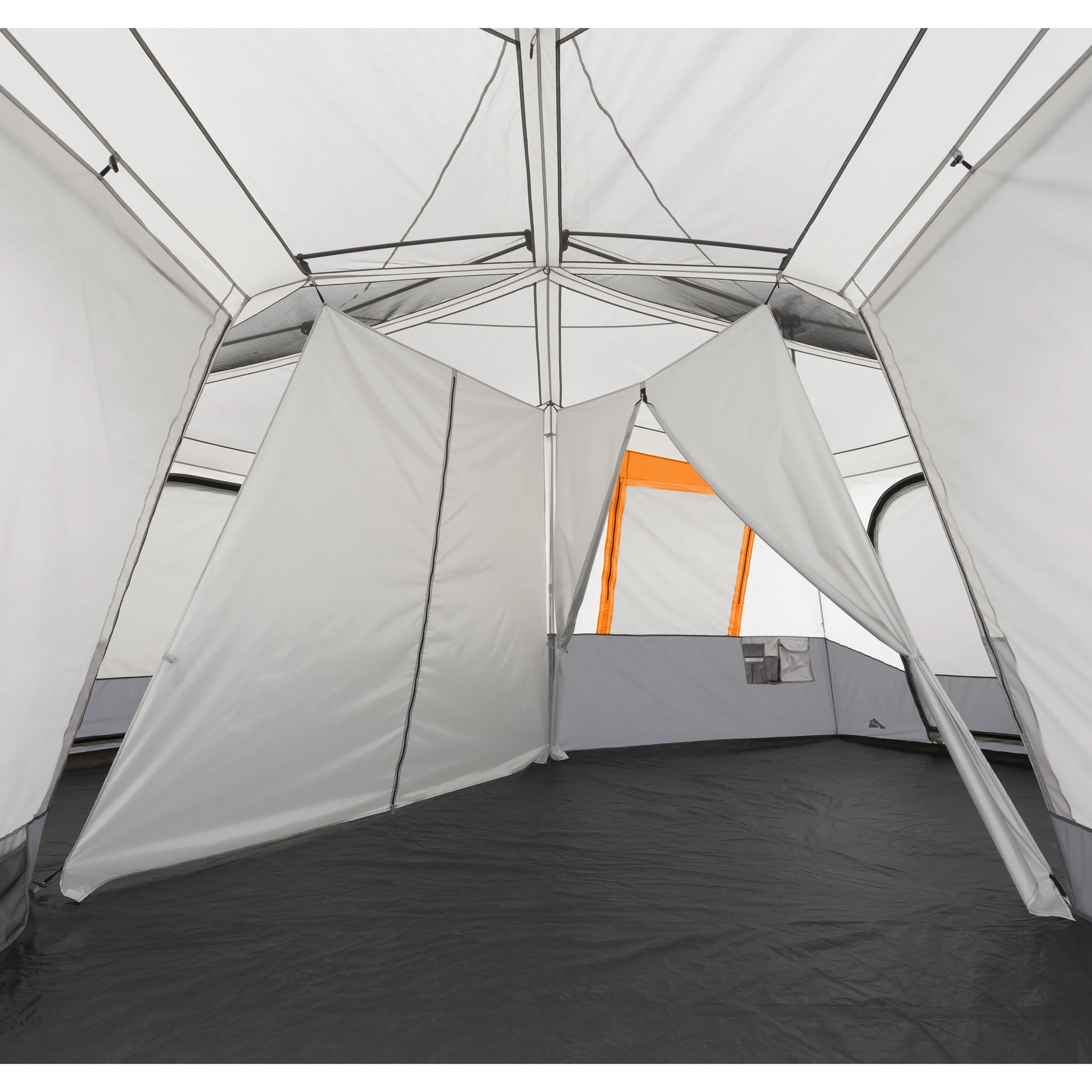 20' x 18' 12-Person 3-Room Instant Cabin Tent with Screen Room, 56.5 lbs(Gray) - Image 5