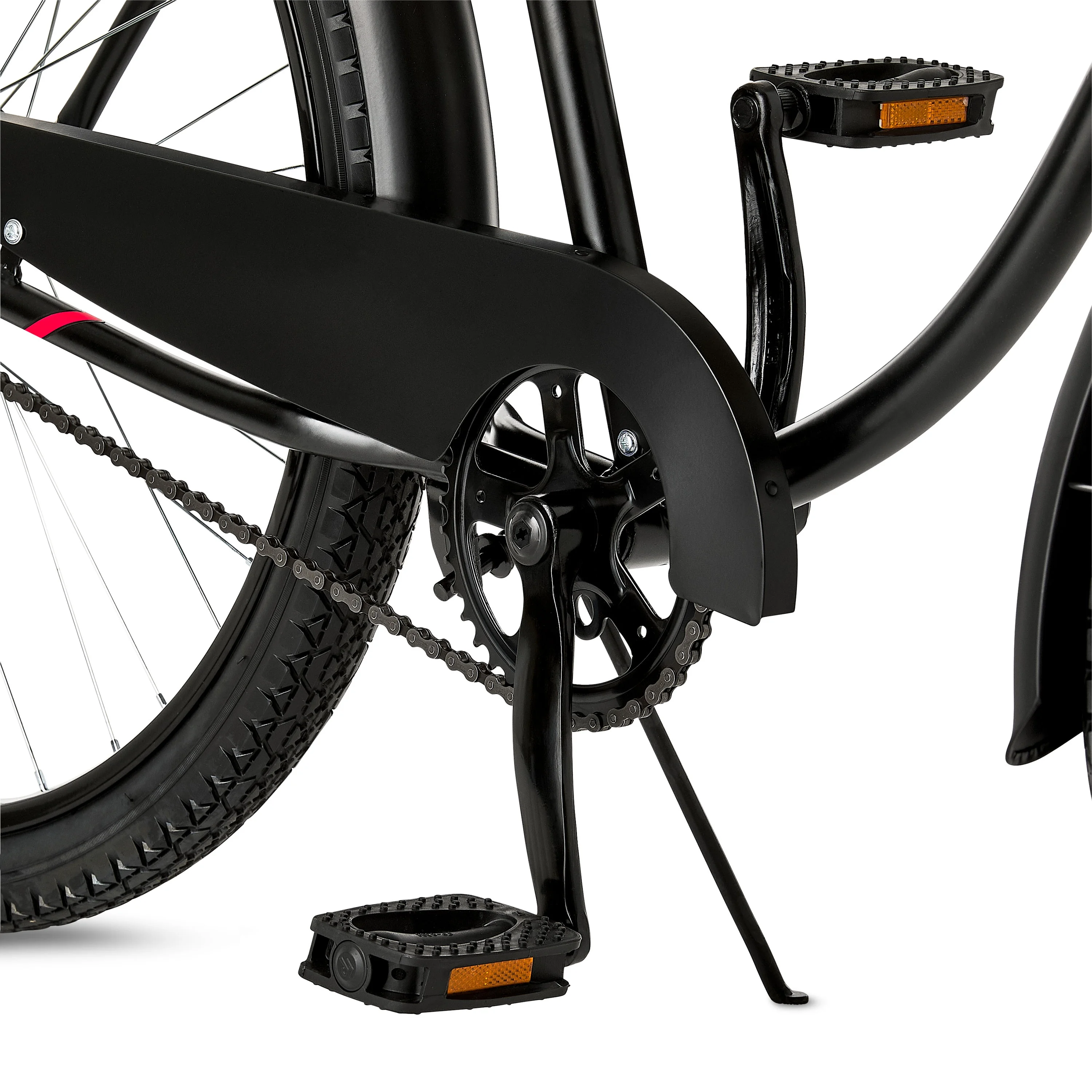 26" Pacifica Cruiser Bike, Fits Riders 5'0"+, Black, Men's - Image 4