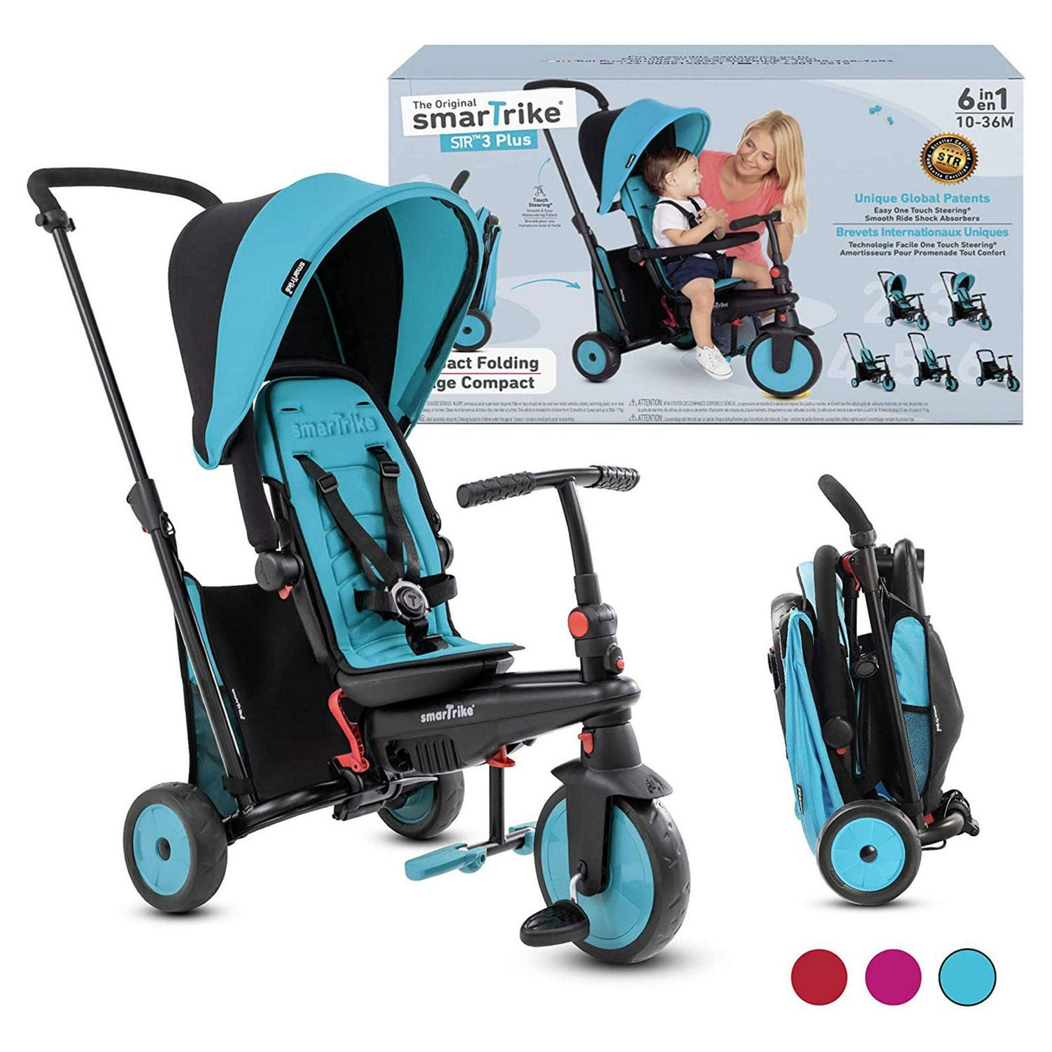 5 in 1 Modular Toddler Stroller Tricycle with 1 Handed Steering - Image 10