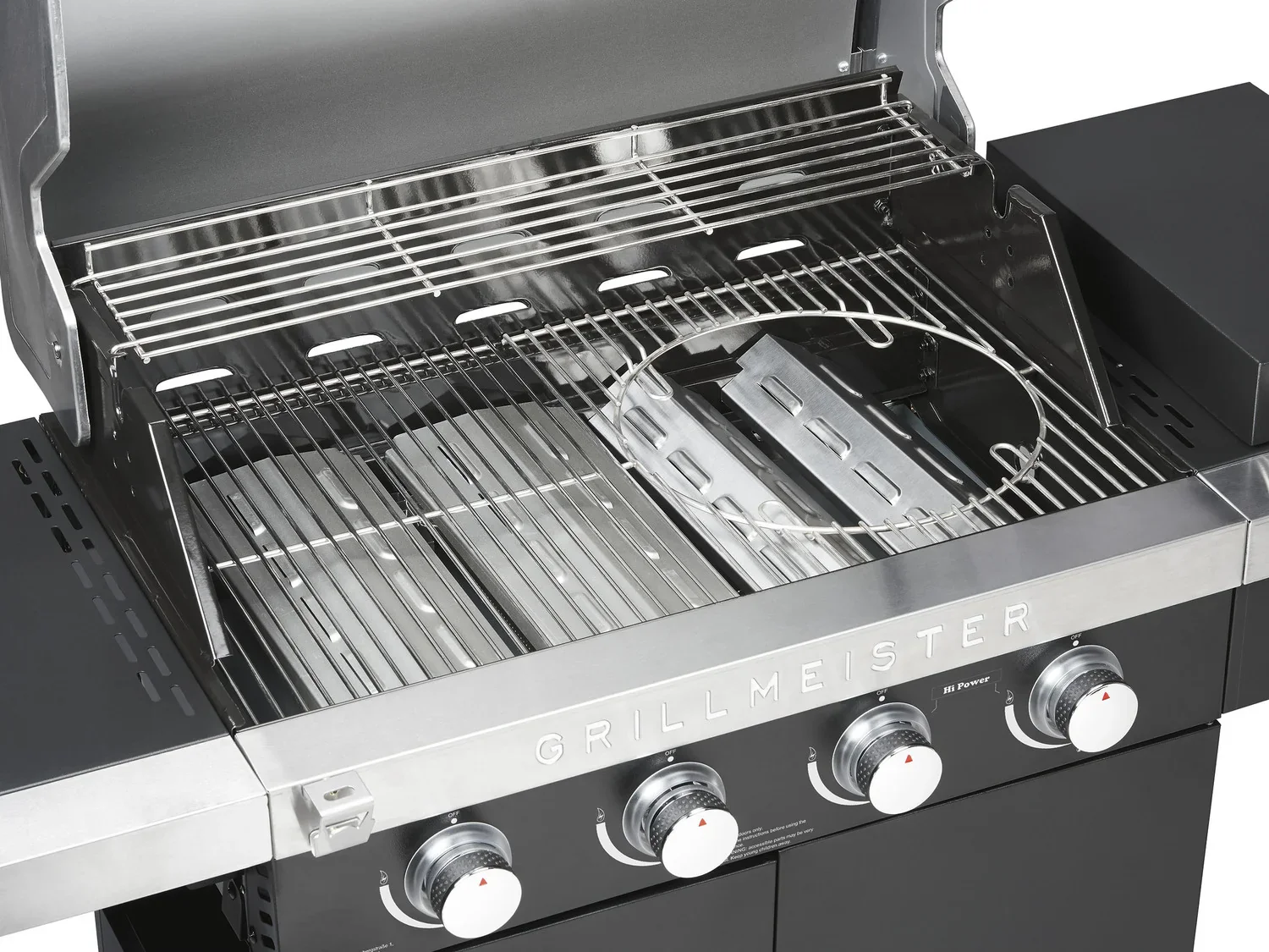GRILLMEISTER Barbecue  gaz, avec 4 zones de cuisson