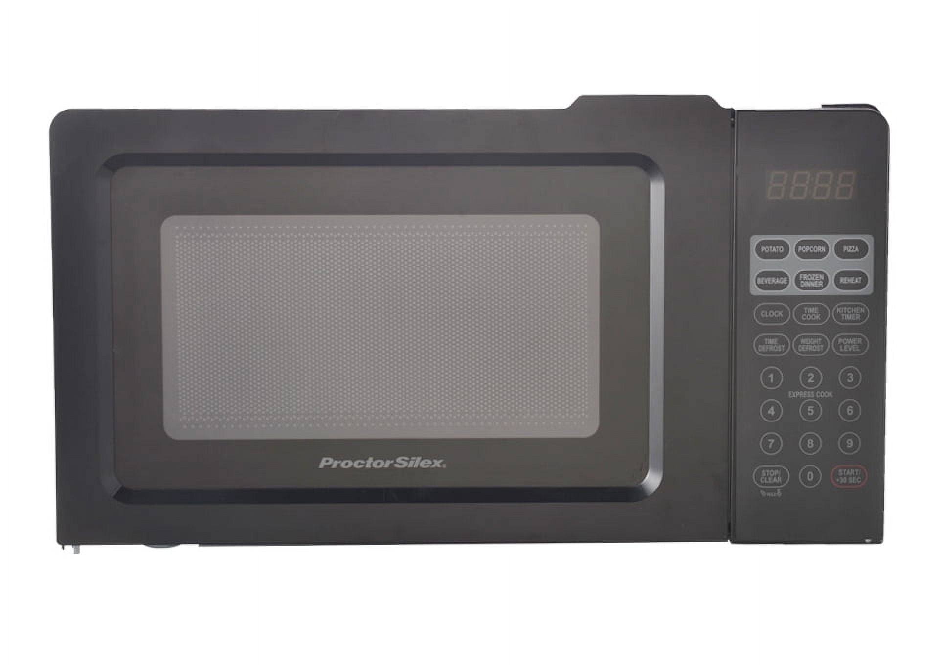 Proctor Silex 0.7 CU.FT Black Digital Microwave Oven - New