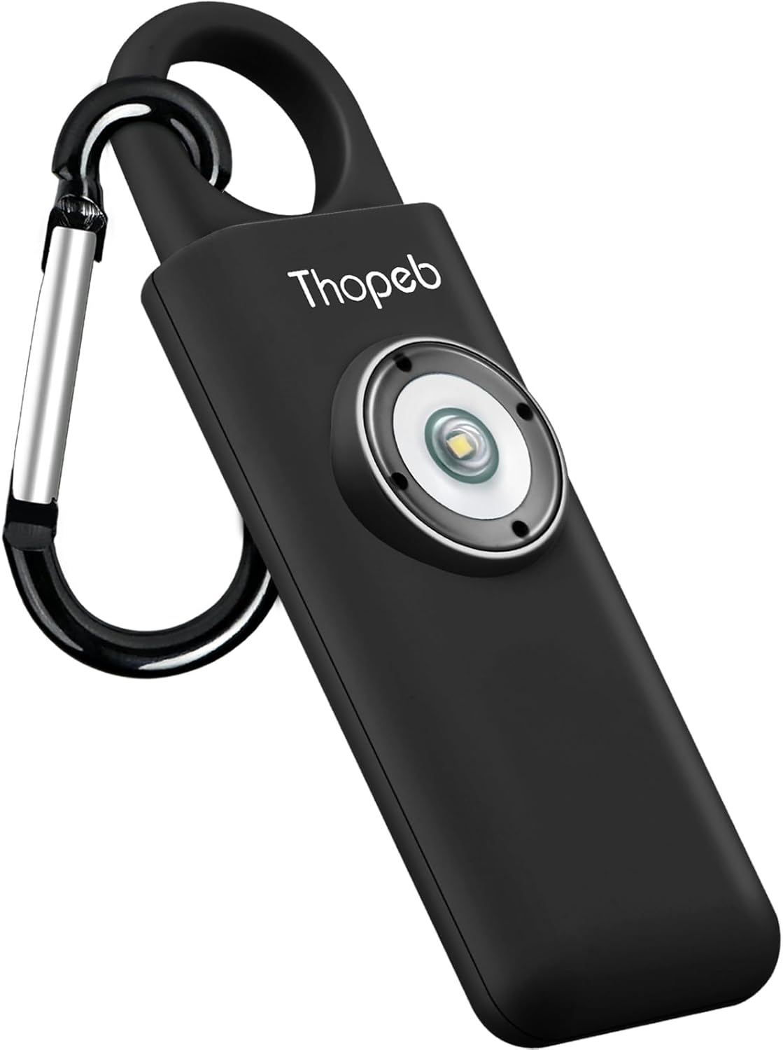 Thopeb–The Original Personal Safety Alarm for Women Self Defense – Elders & Kids Self Defense Keychain Siren – 135dB Loud Siren Bird Sound – Cute Key Chains Protection (Charcoal)
