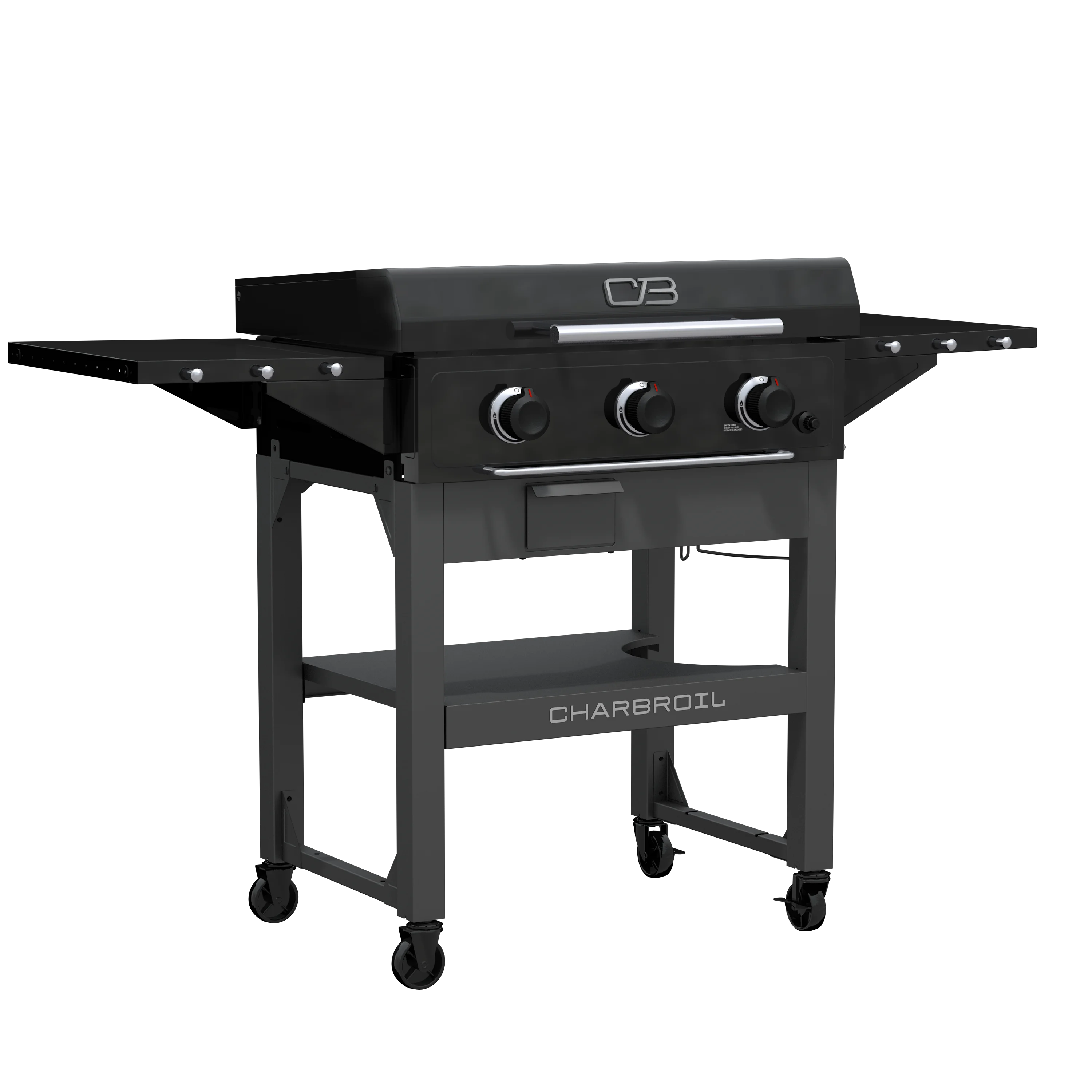 28" XL Performance Series? Propane Gas Griddle with Cart 3 Burner Flat Top Grill - Image 3
