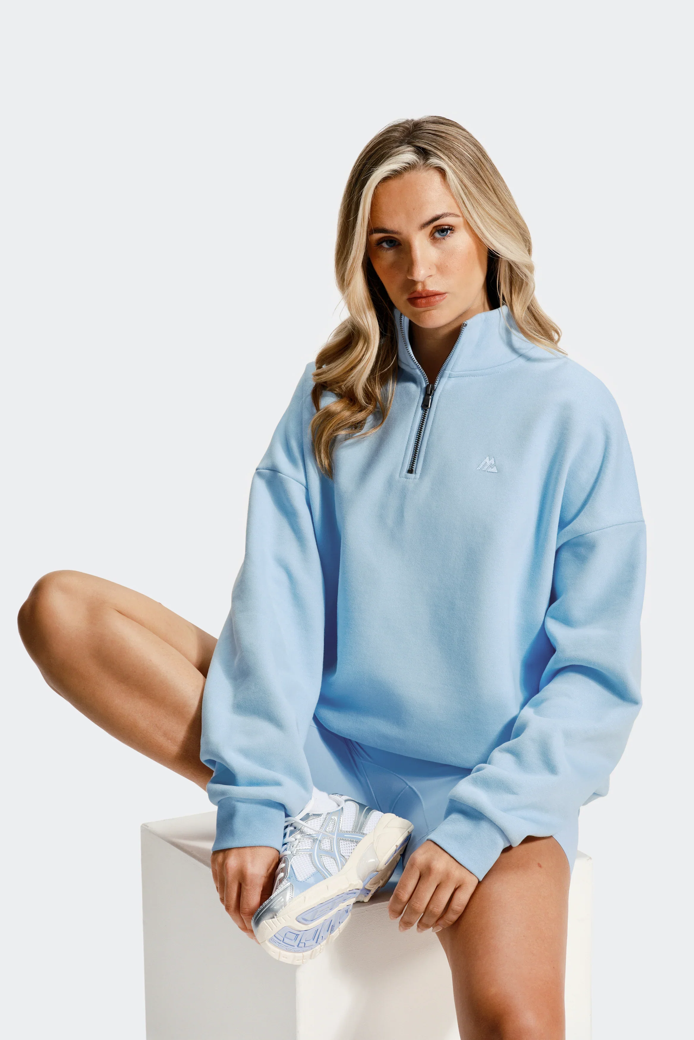 Form 1/4 Zip - Blissful Blue