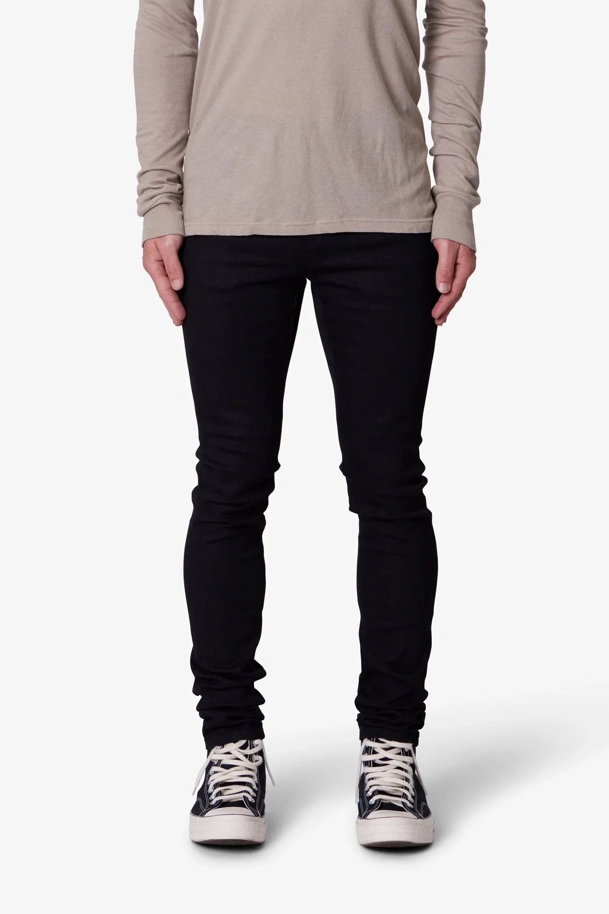 X43 Skinny Denim - Matte Black