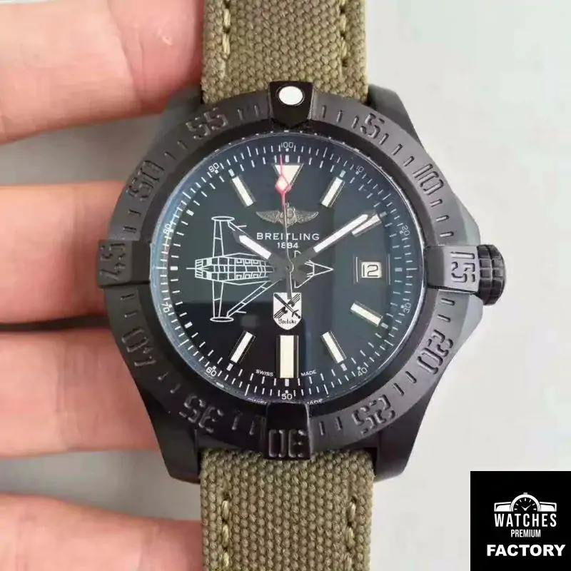 Breitling Avenger II Seawolf Boelcke M173316Y / BE72 GF Factory Black Dial