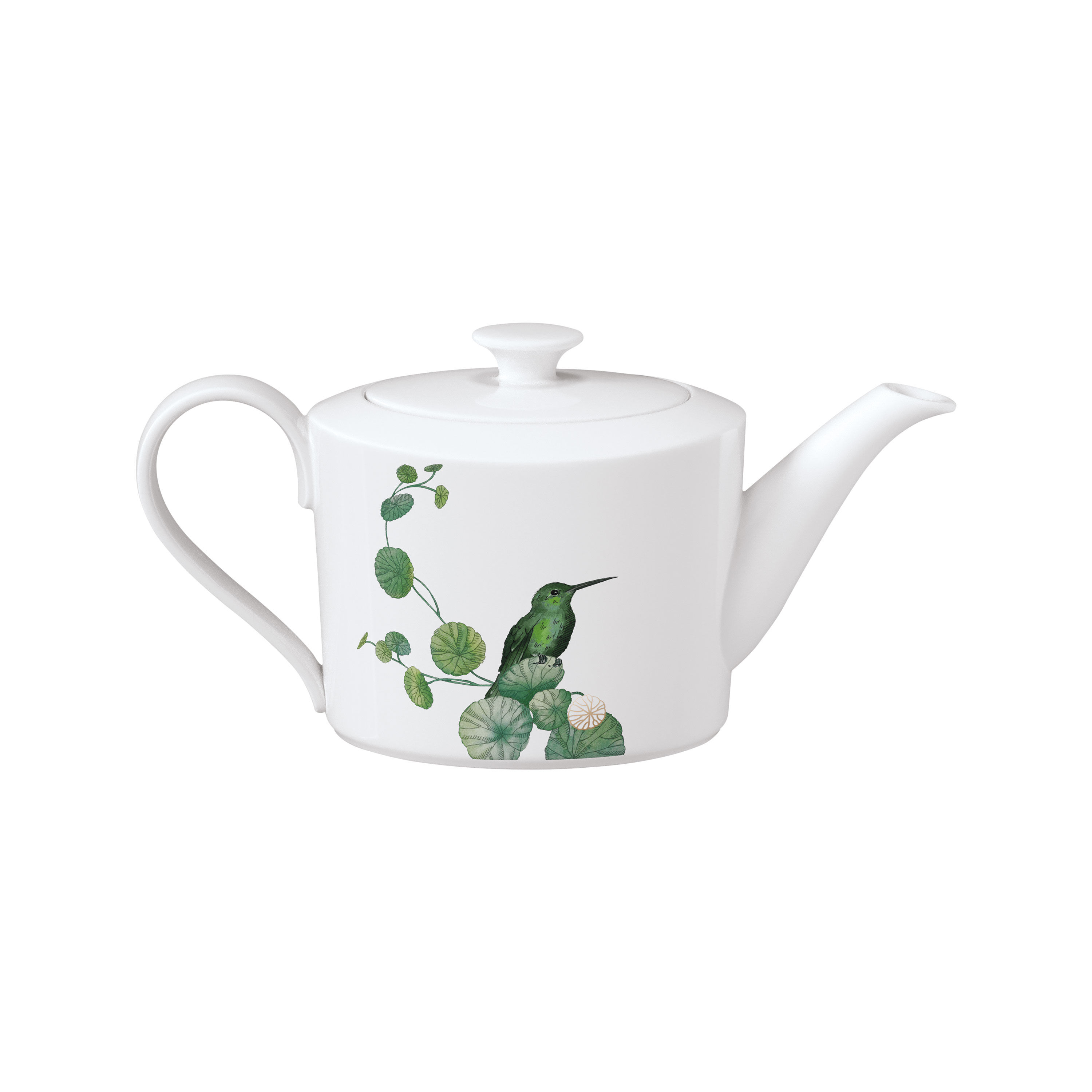 Avarua Teapot - Multi-colored, 40.6 oz, Premium Bone Porcelain