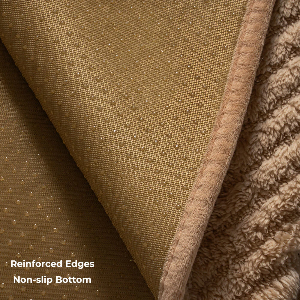 Thickened Plush Herringbone Non-slip Couch Cover