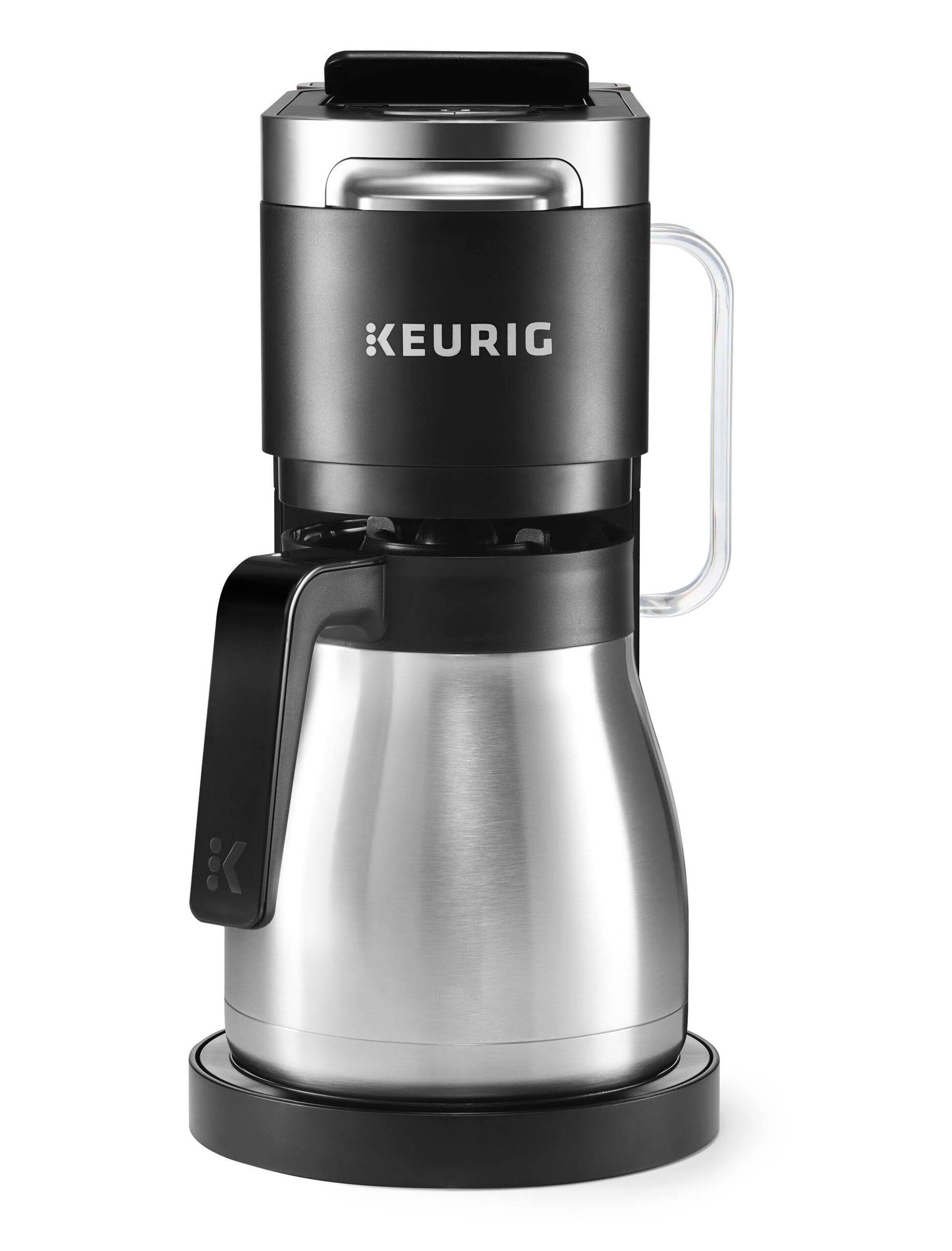 Keurig - K-Duo Plus 12-Cup Coffee Maker and Single Serve K-Cup Brewer - Black