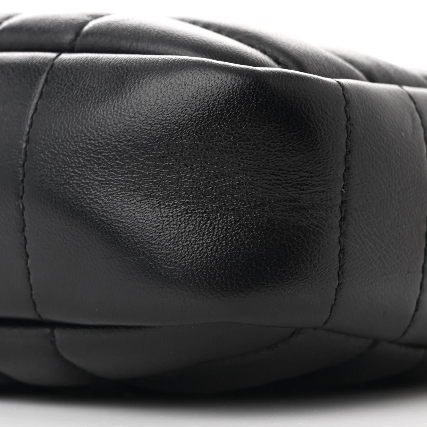 Calfskin Quilted Small Lola Camera Bag Black