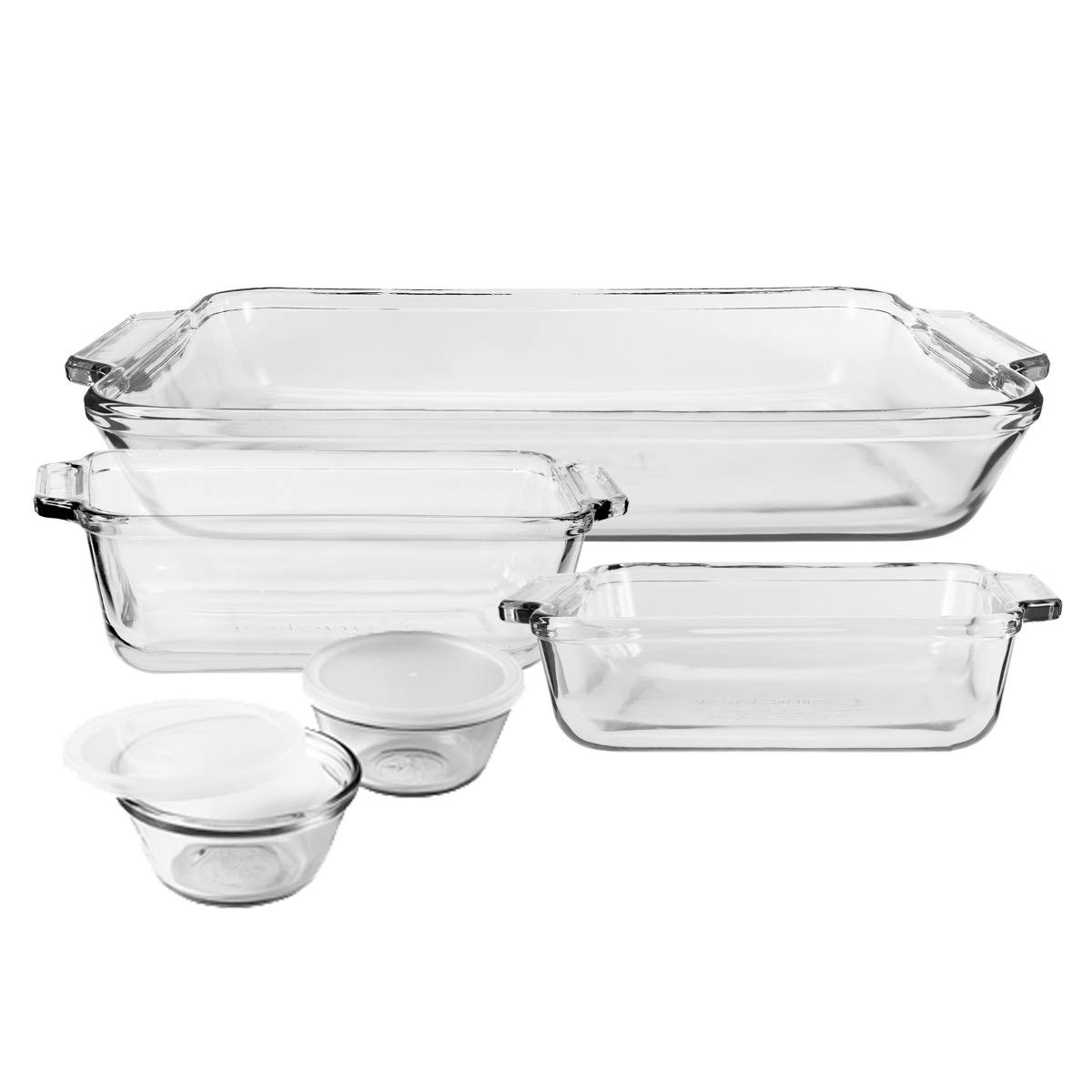Anchor Hocking Glass Bakeware Set, 7 Piece
