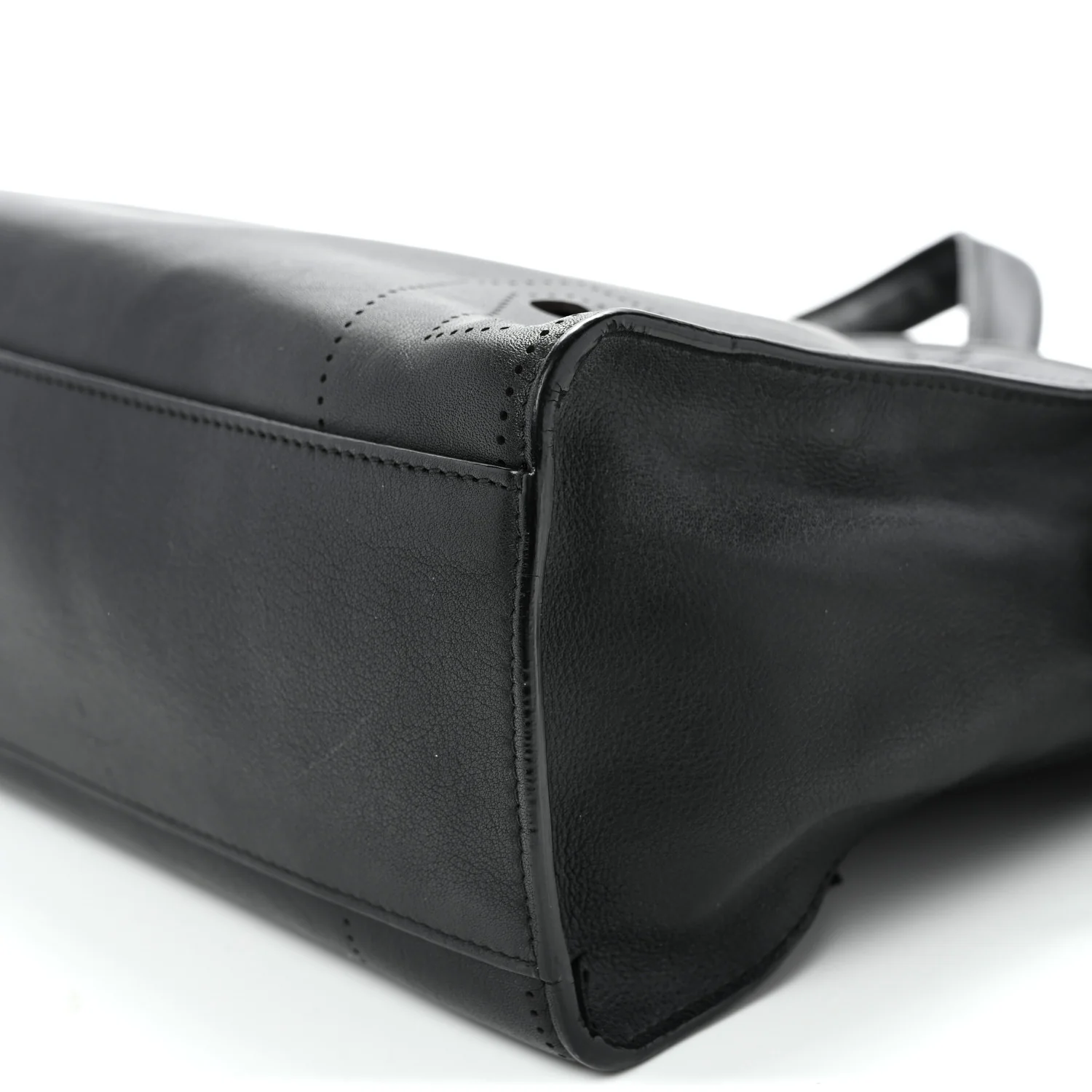 Veau Soyeux Perforated Blackout Hardware S City Black