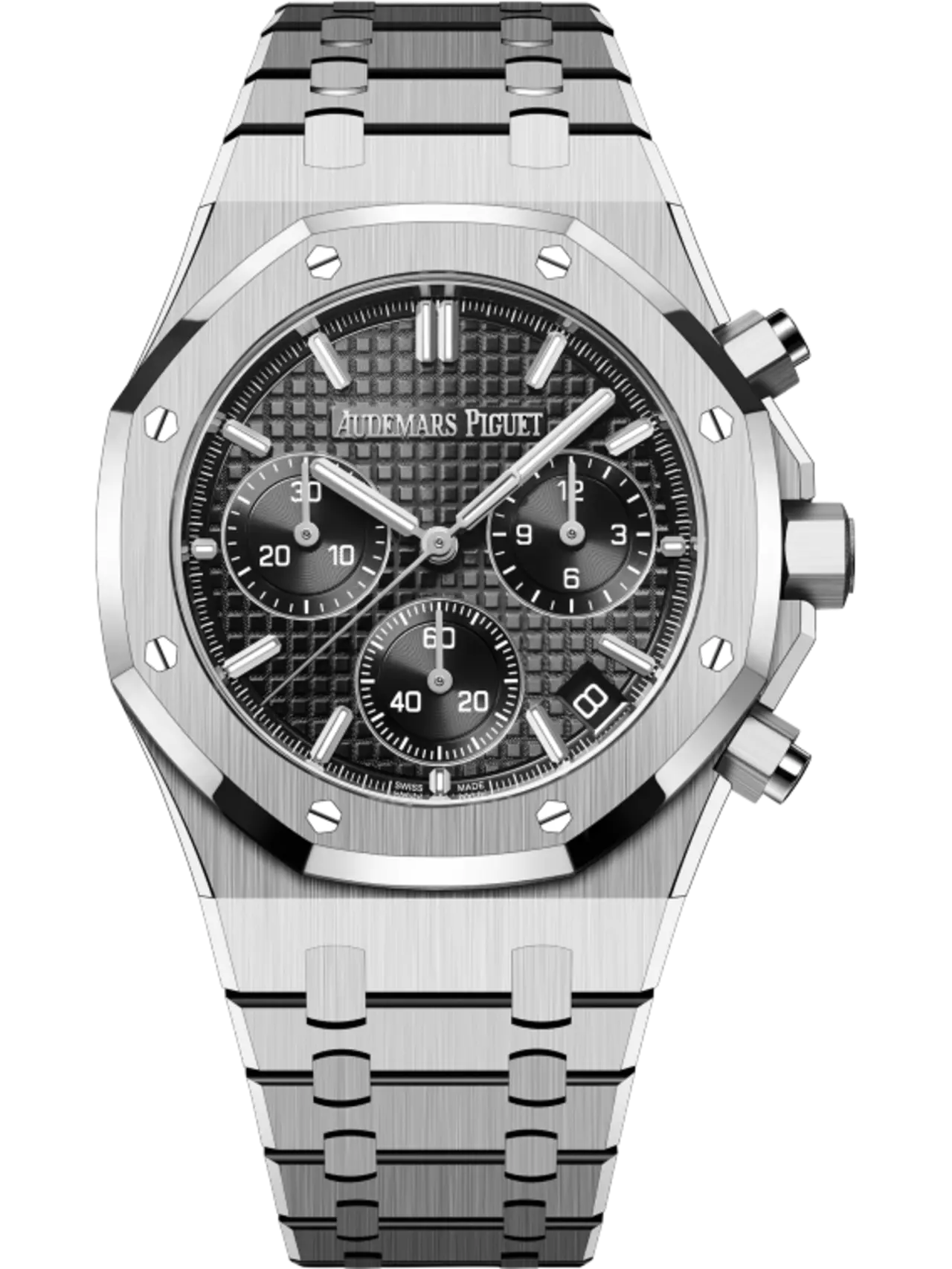 【Super Clone】Audemars Piguet ROYAL OAK Black Dial CHRONOGRAPH 41mm 26240ST.OO.1320ST.02
