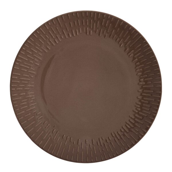 Confetti tallerken 27 cm Chocolate