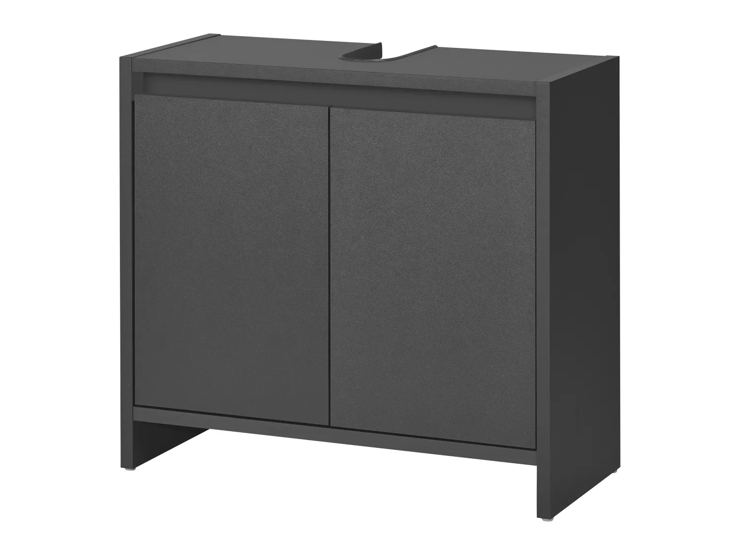 LIVARNO home Meuble sous-vasque Oslo, 60 x 55 x 28 cm, noir