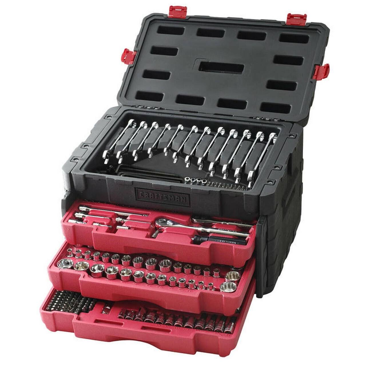Craftsman 450-Piece Mechanic's Tool Set with 3 Drawer Case Box 99040